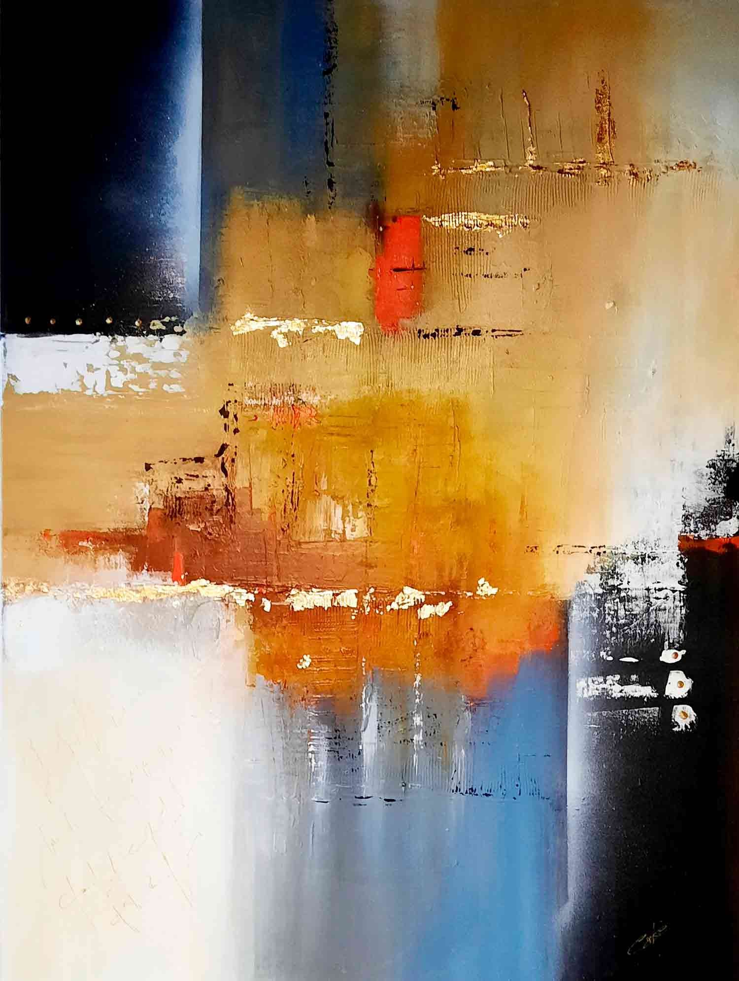 Corinne Marcel, Satisfaction, painting - Artalistic online contemporary art buying and selling gallery