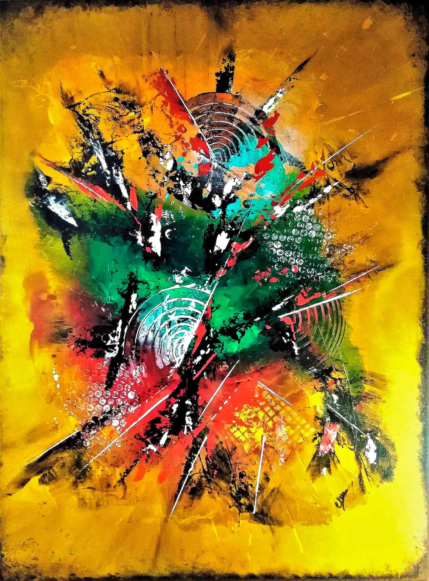 Corinne Marcel, Lanna Thaï, painting - Artalistic online contemporary art buying and selling gallery