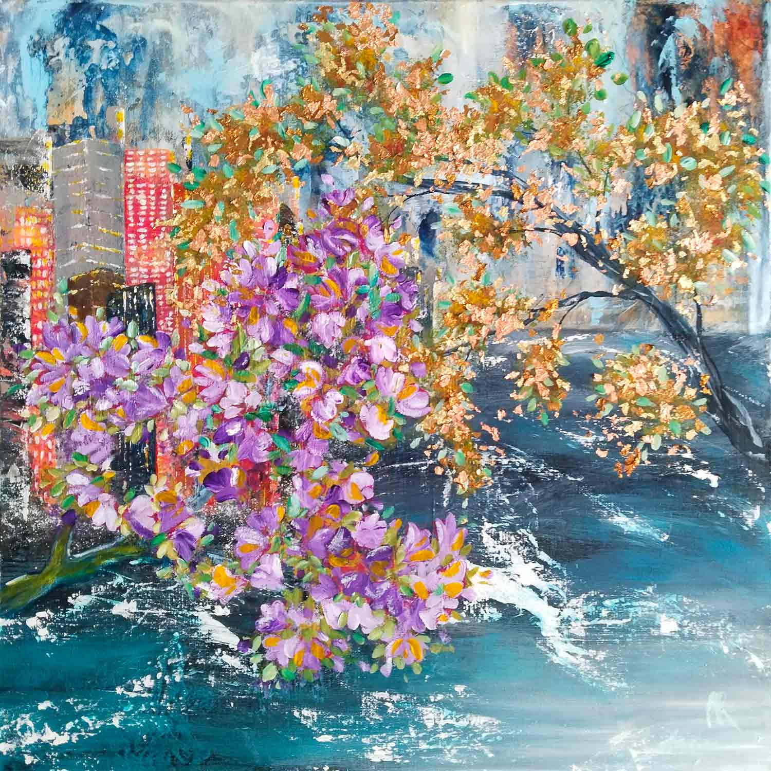 Anne Robin, Avis de tempête, painting - Artalistic online contemporary art buying and selling gallery