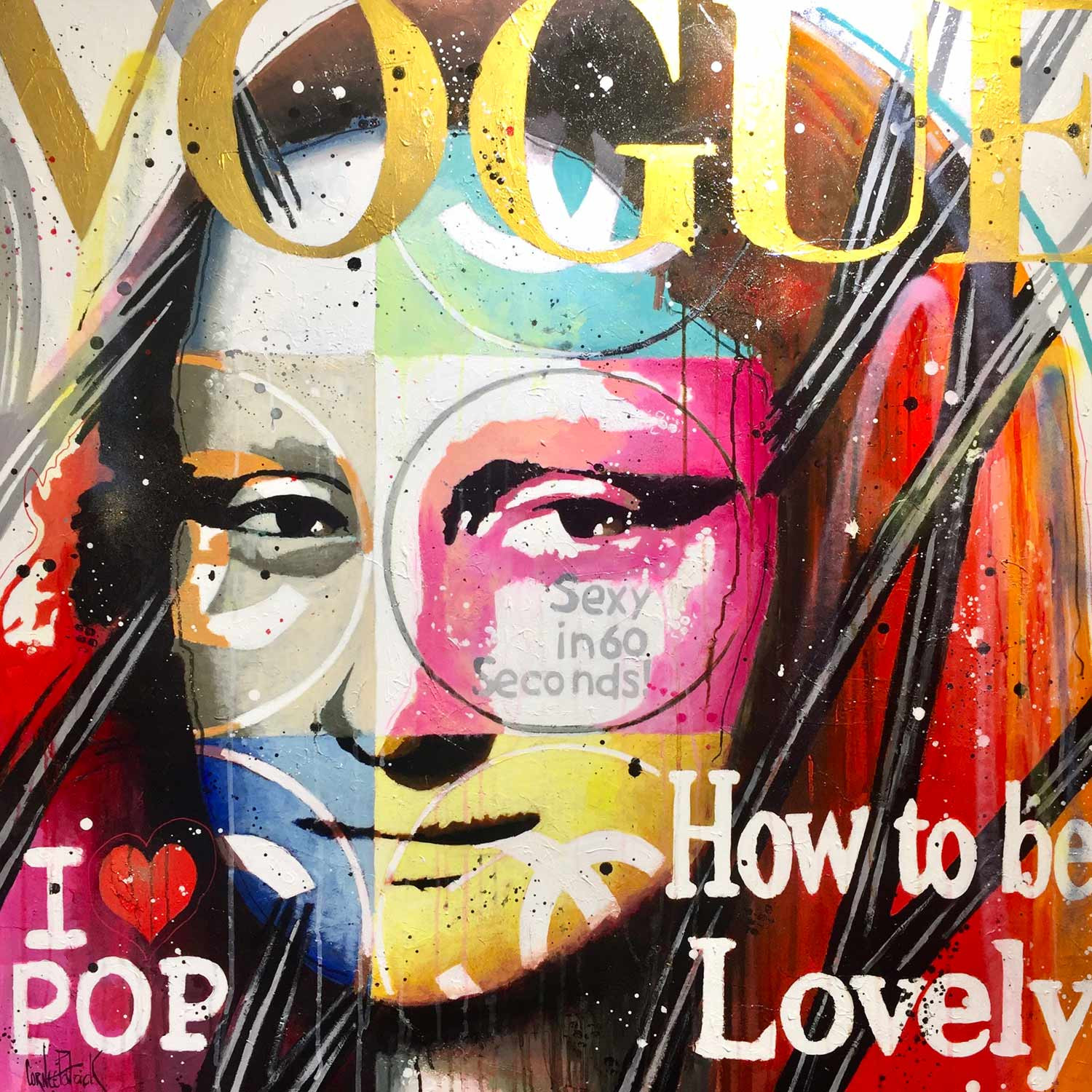 Patrick Cornée, Mona Lisa Pop, Pop Art - Artalistic online contemporary art buying and selling gallery