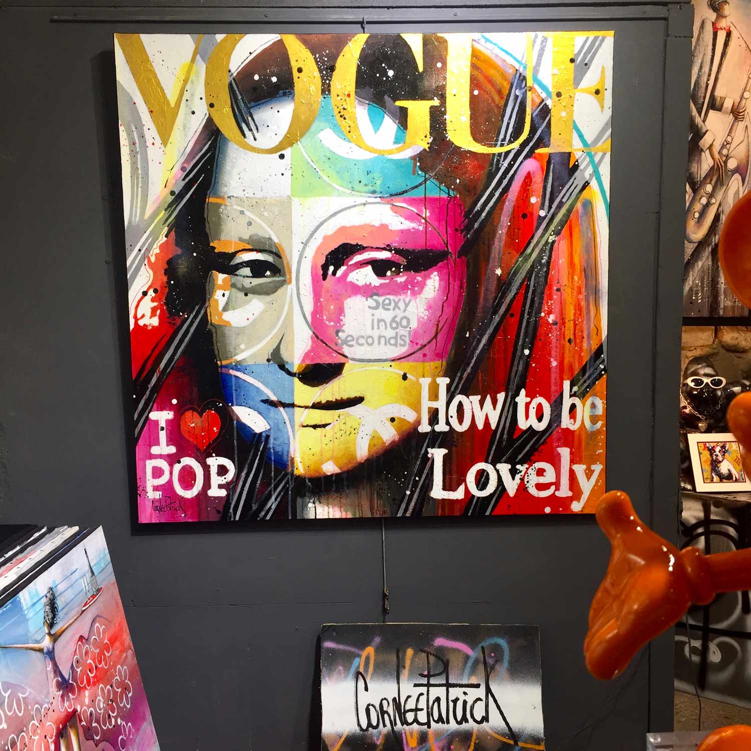 Patrick Cornée, Mona Lisa Pop, Pop Art - Artalistic online contemporary art buying and selling gallery