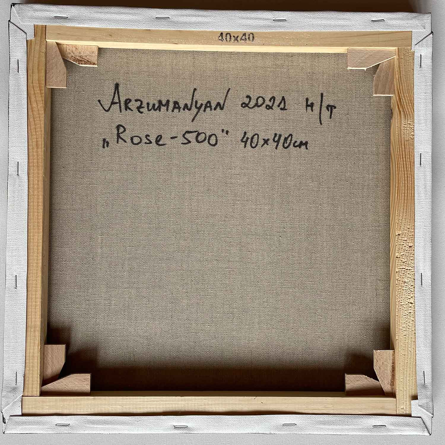 Aykaz Arzumanyan, Rose 500, painting - Artalistic online contemporary art buying and selling gallery