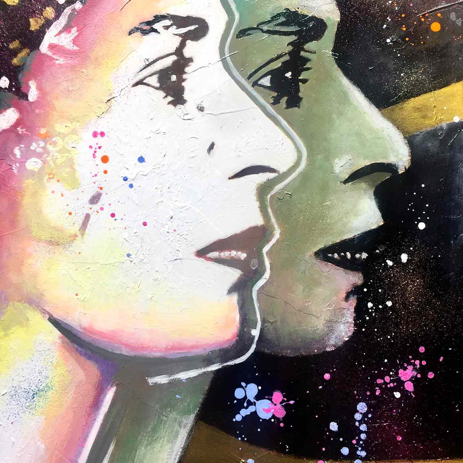 Patrick Cornée, The Queen Elizabeth II, painting - Artalistic online contemporary art buying and selling gallery