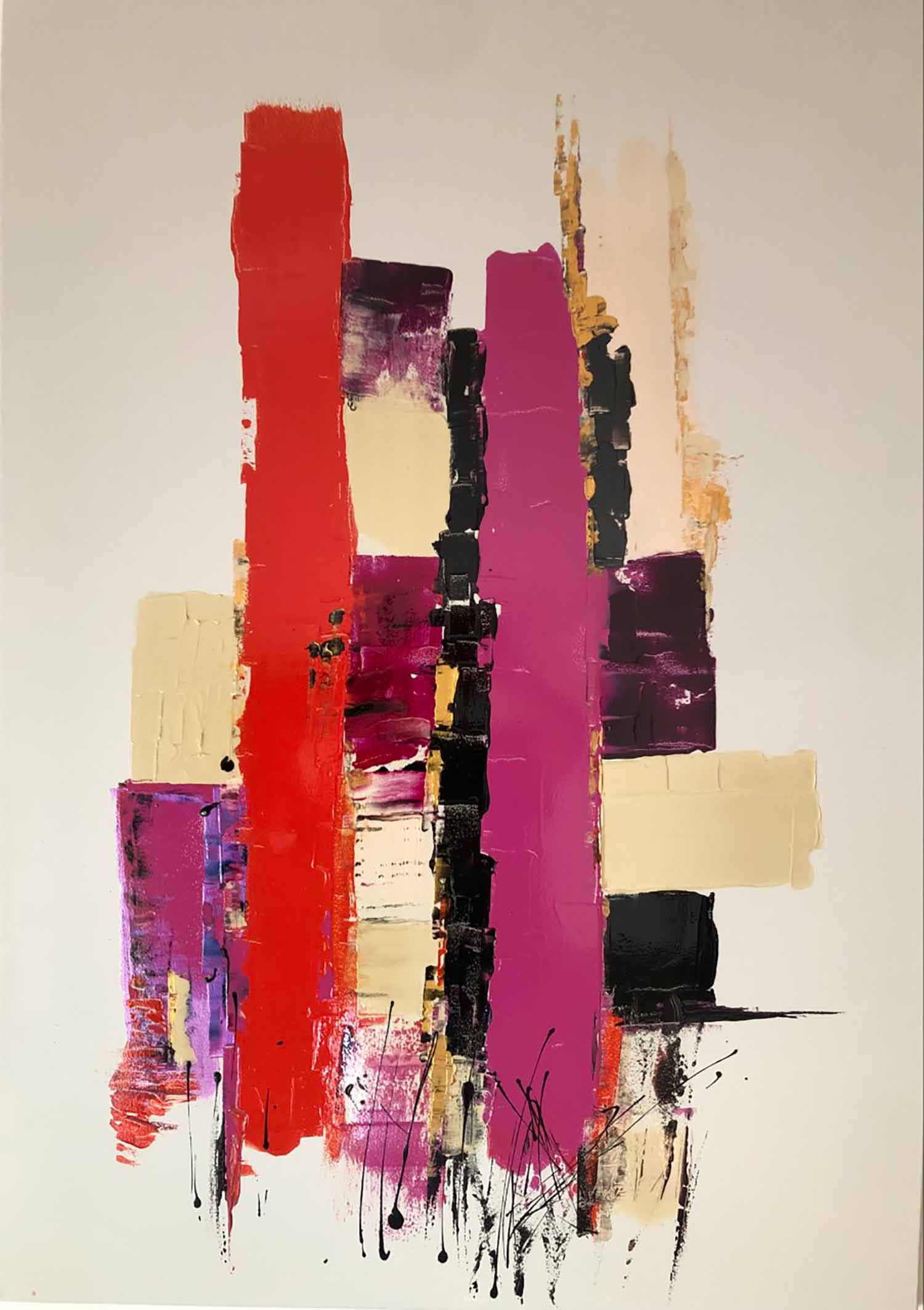 Yolande Martinez, Macaron, painting - Artalistic online contemporary art buying and selling gallery