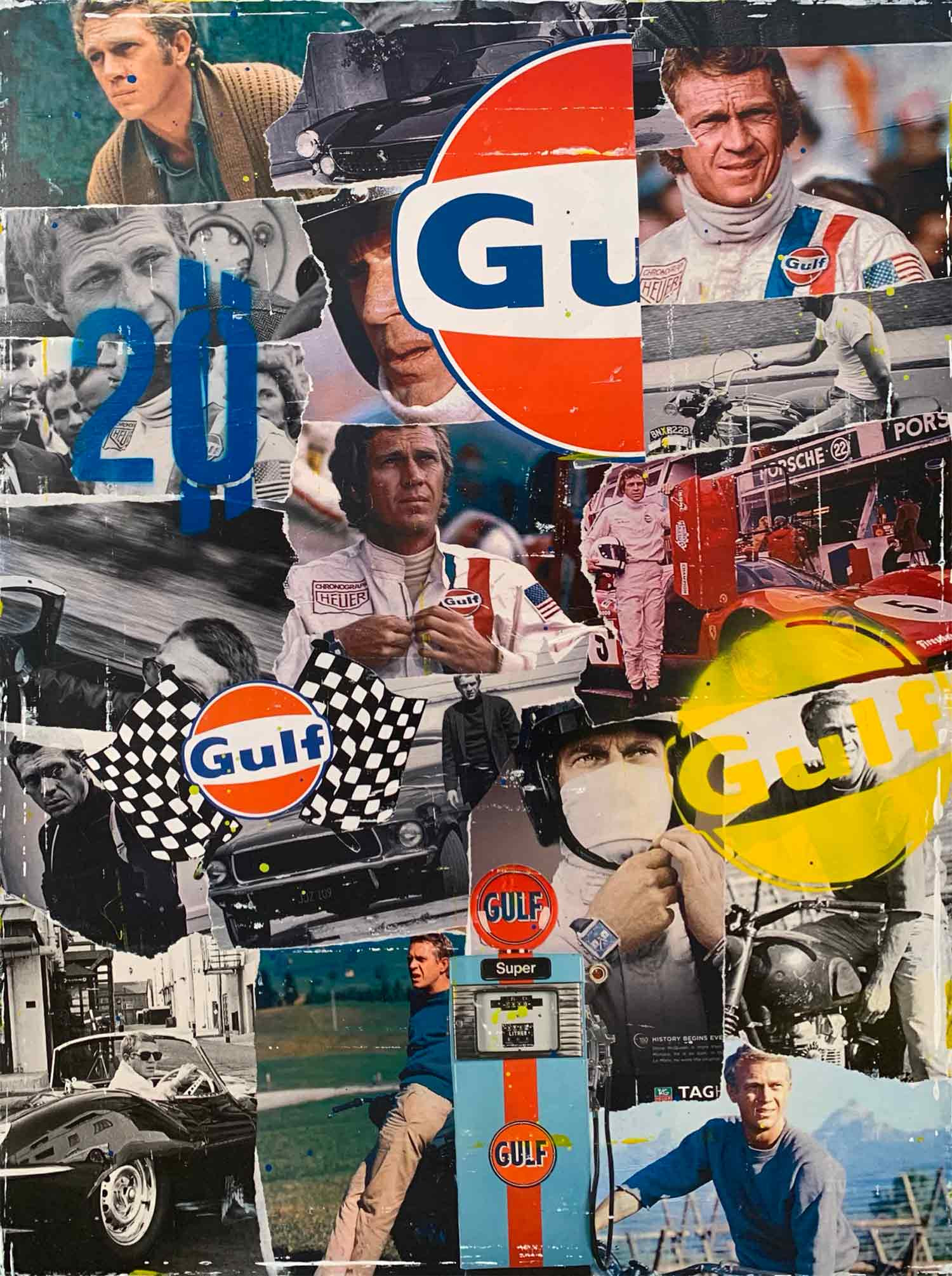 Louis Rosenthal, Steve Mcqueen, painting - Artalistic online contemporary art buying and selling gallery