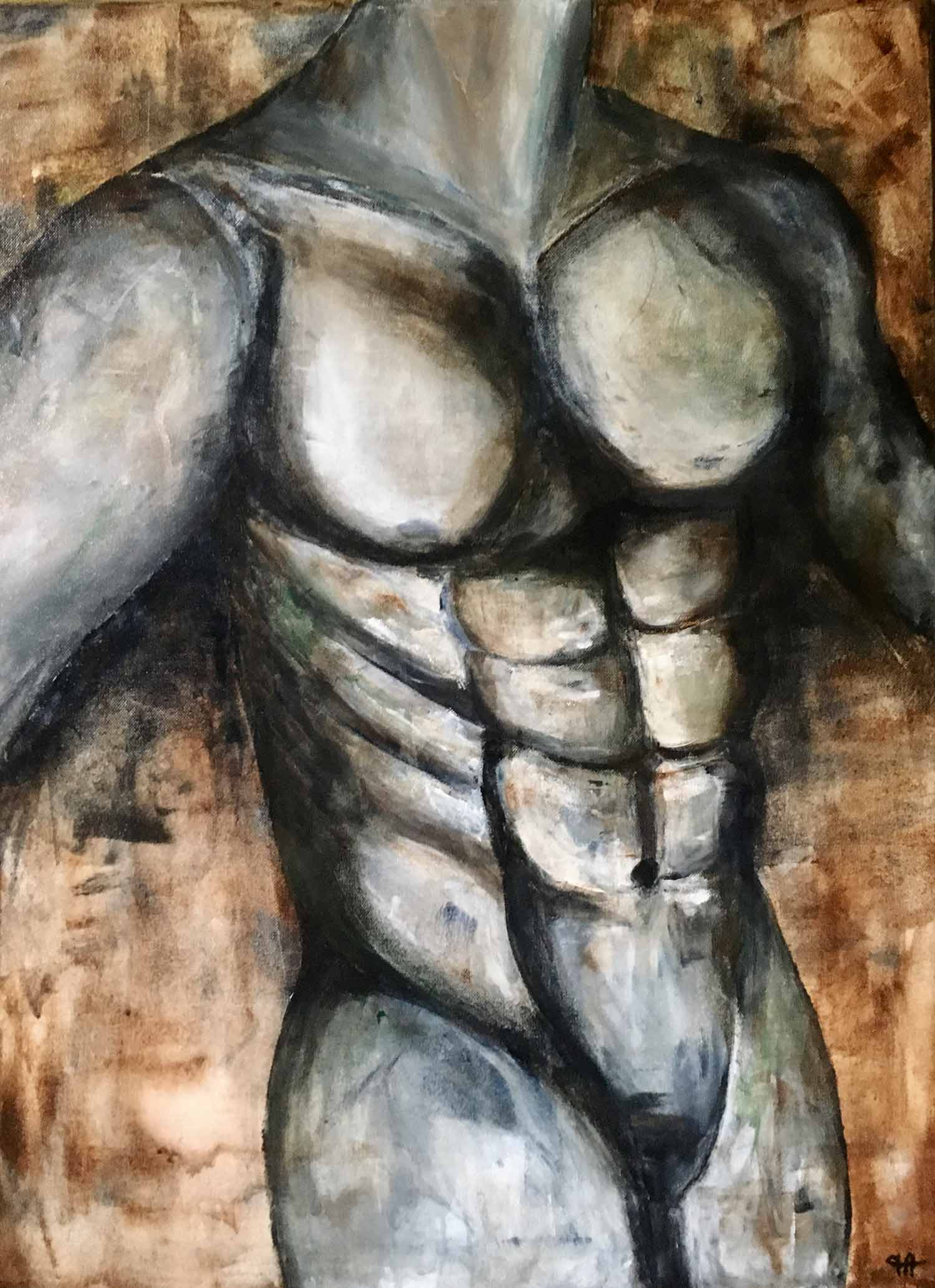 Françoise Augustine, Vorenus, painting - Artalistic online contemporary art buying and selling gallery