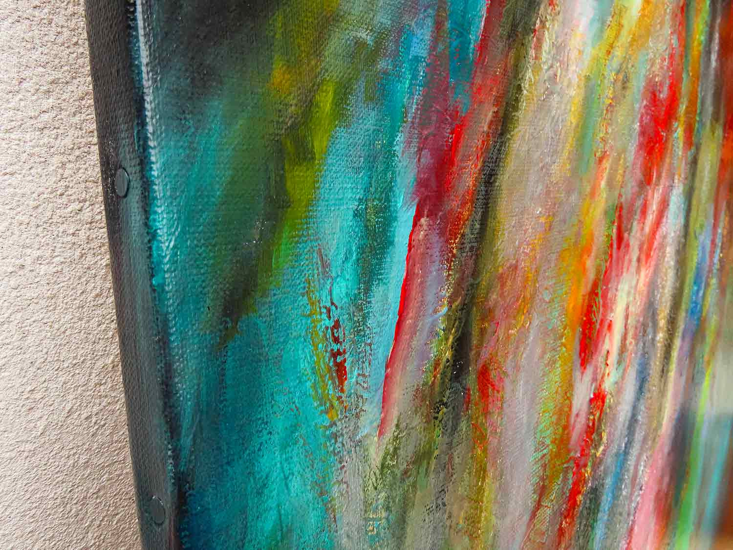 Brigitte Bonin, Les piliers de la création, painting - Artalistic online contemporary art buying and selling gallery