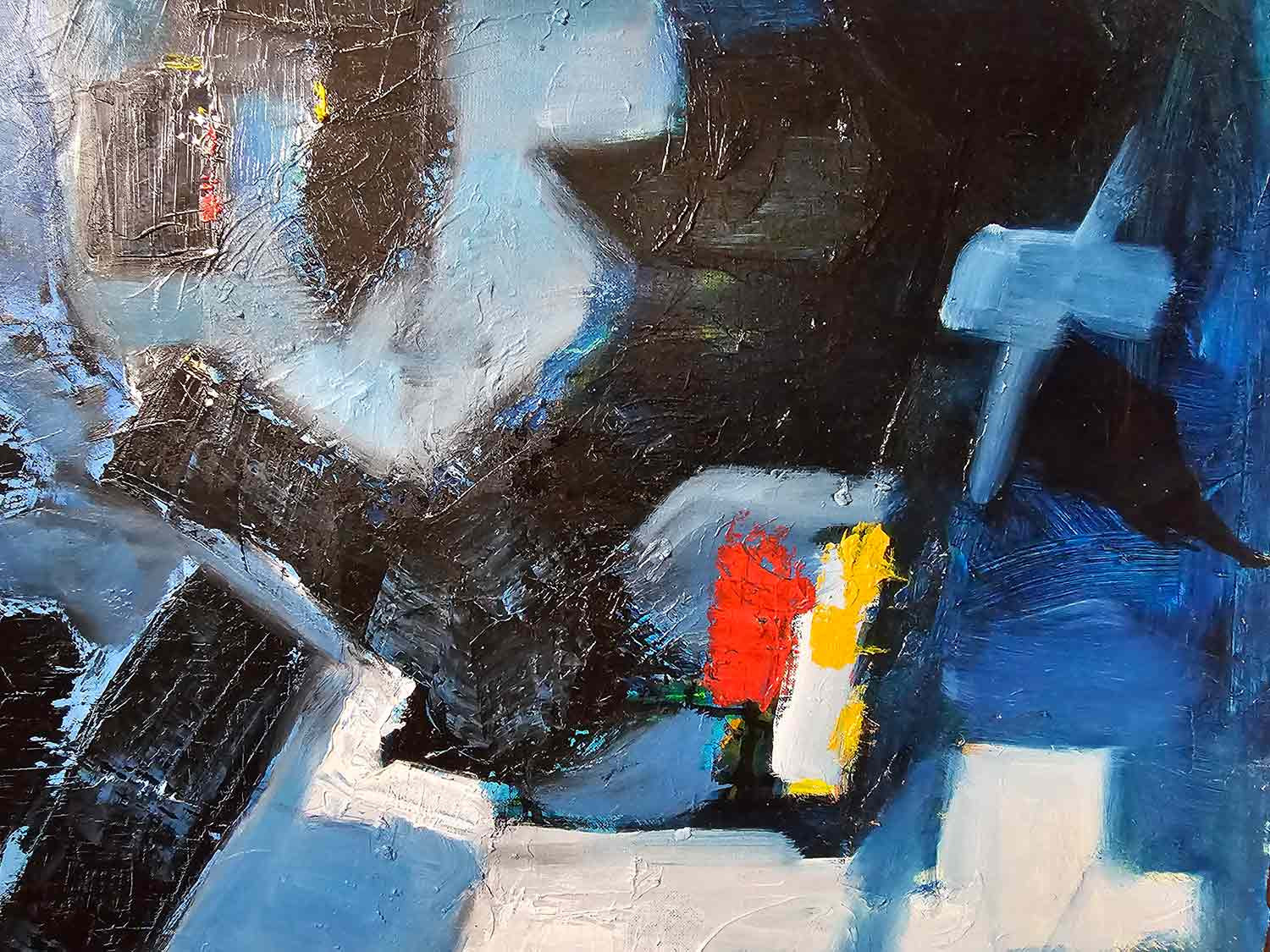 Patrick Brière, Bleus à l'âme, painting - Artalistic online contemporary art buying and selling gallery