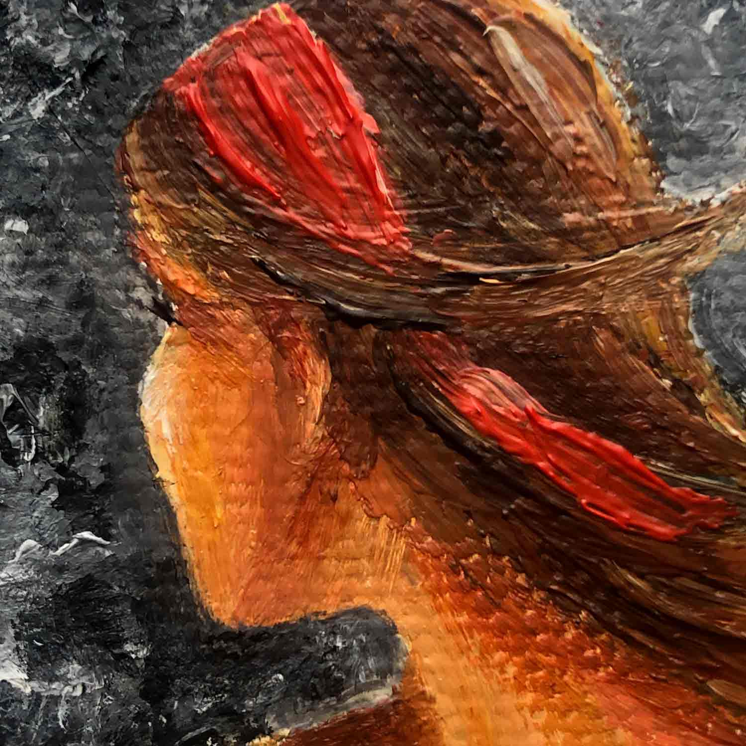 Marie-Laure Souq, Un soir d'été au sacré coeur, peinture - Galerie de vente et d’achat d’art contemporain en ligne Artalistic