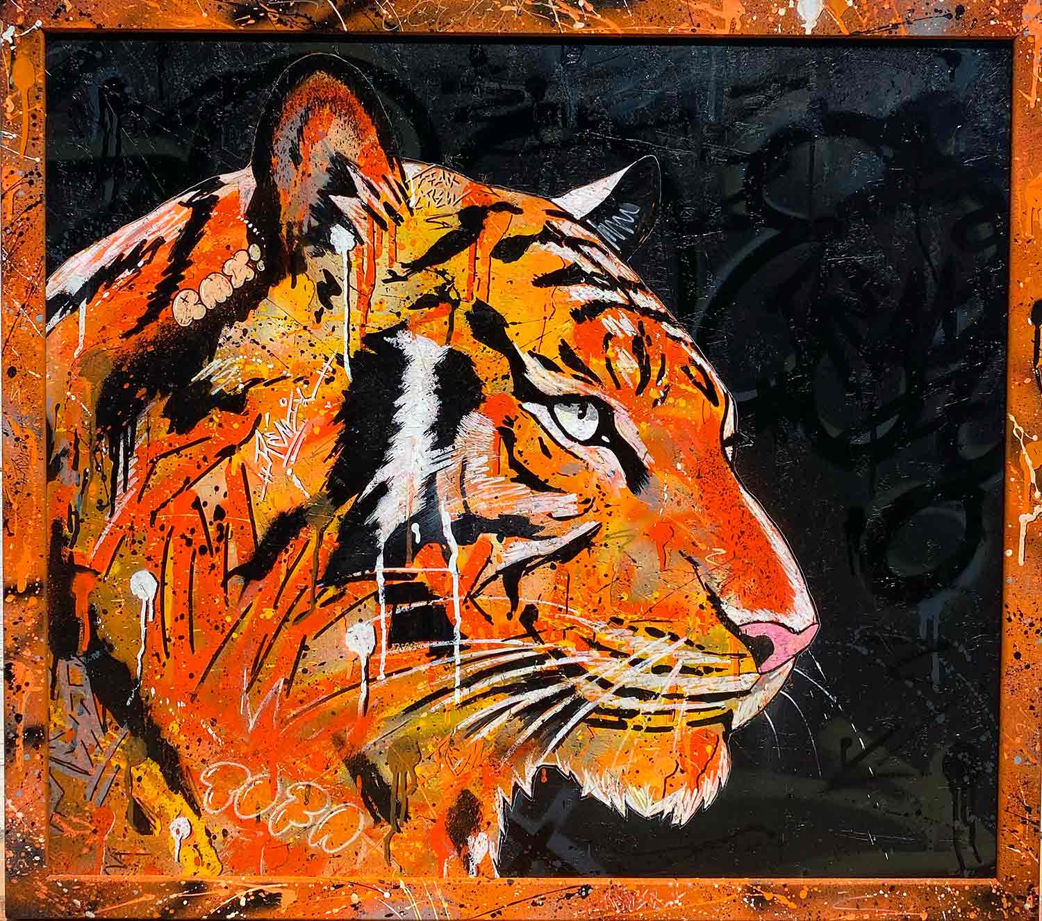 Remix, Tigermx, painting - Artalistic online contemporary art buying and selling gallery