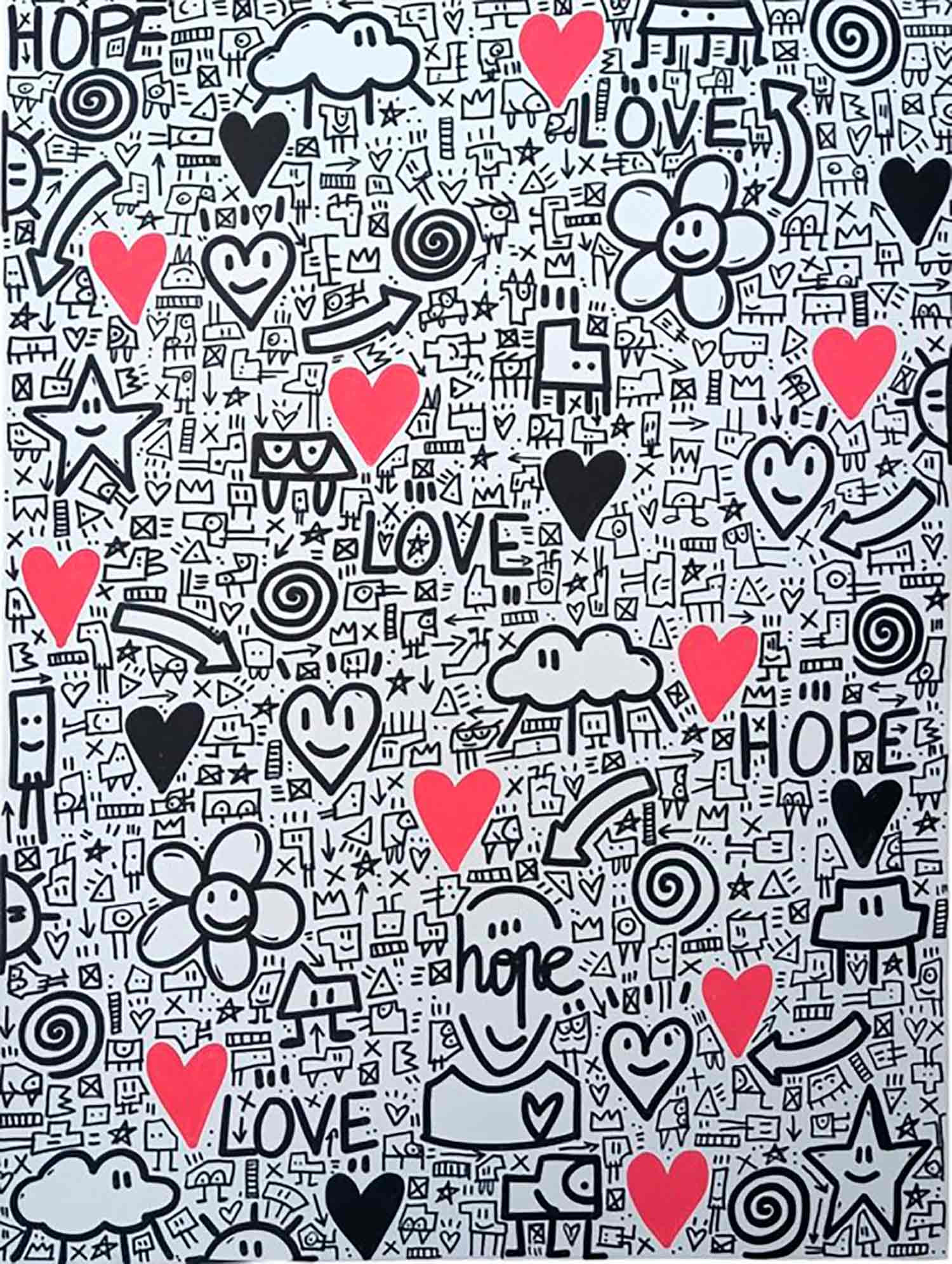 Mr Hope, Mr Hope et son monde, painting - Artalistic online contemporary art buying and selling gallery