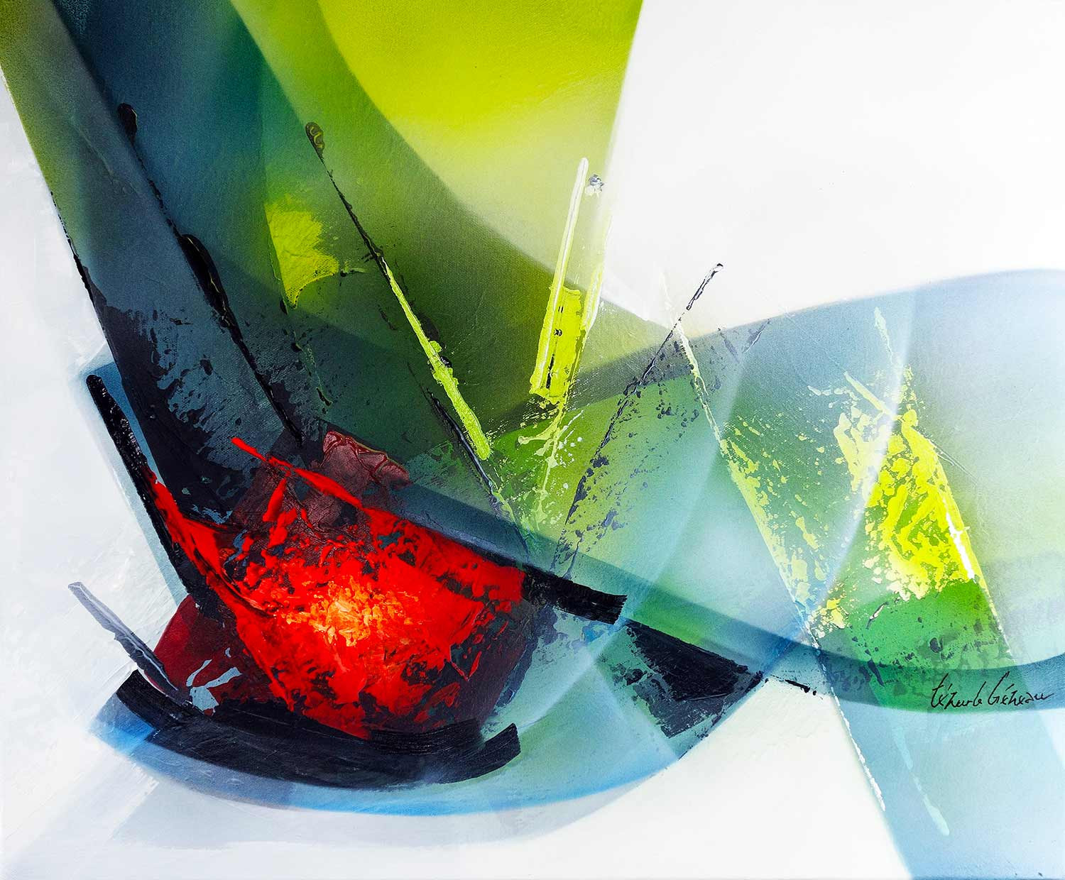 Tenurb-Géneau, Composition 851, painting - Artalistic online contemporary art buying and selling gallery