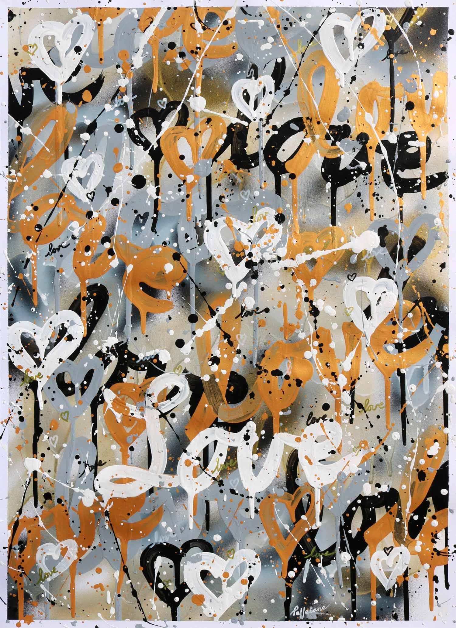 Isabelle Pelletane, Love love 10, painting - Artalistic online contemporary art buying and selling gallery