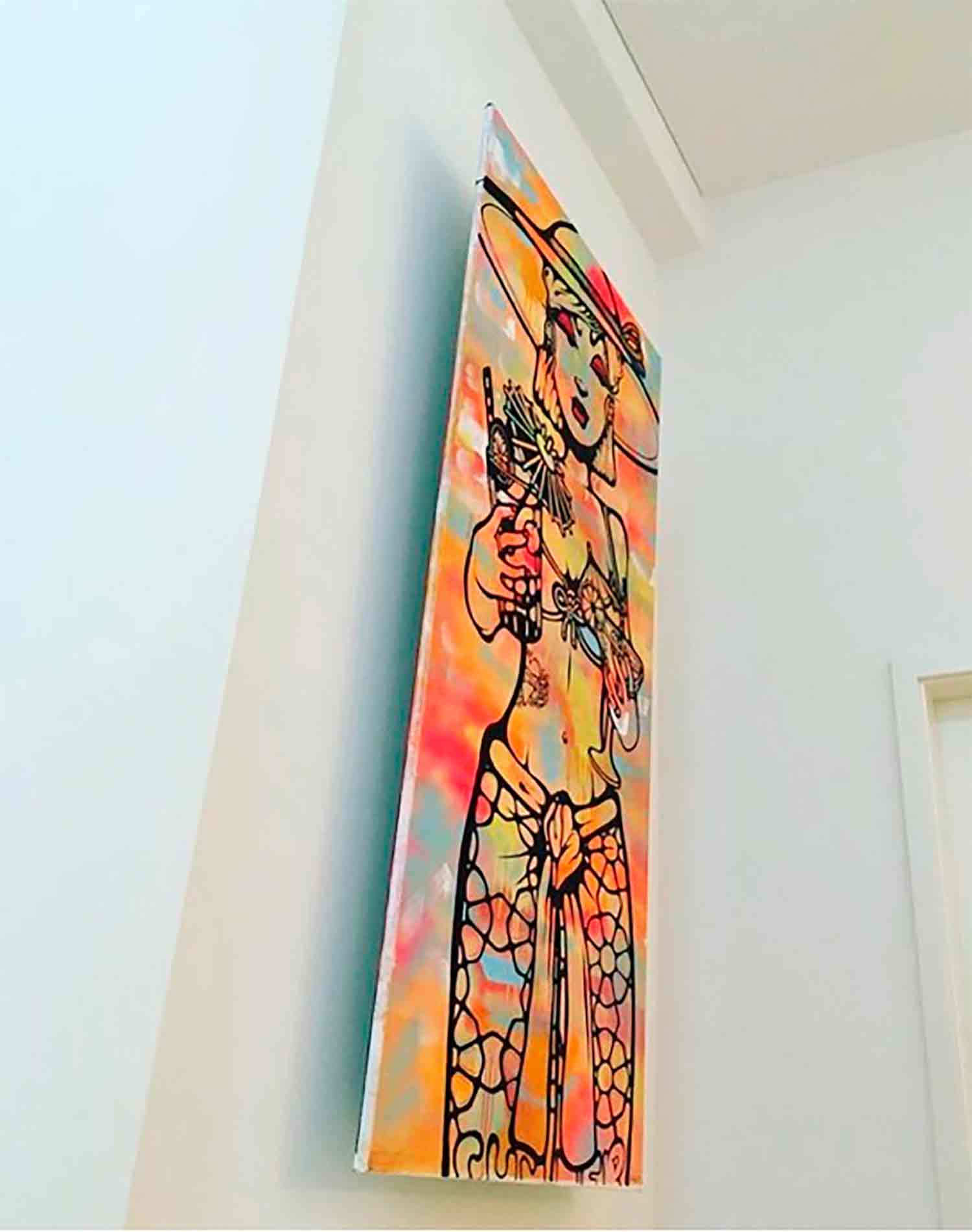 Ewen Gur, Pour me a Drink!, painting - Artalistic online contemporary art buying and selling gallery