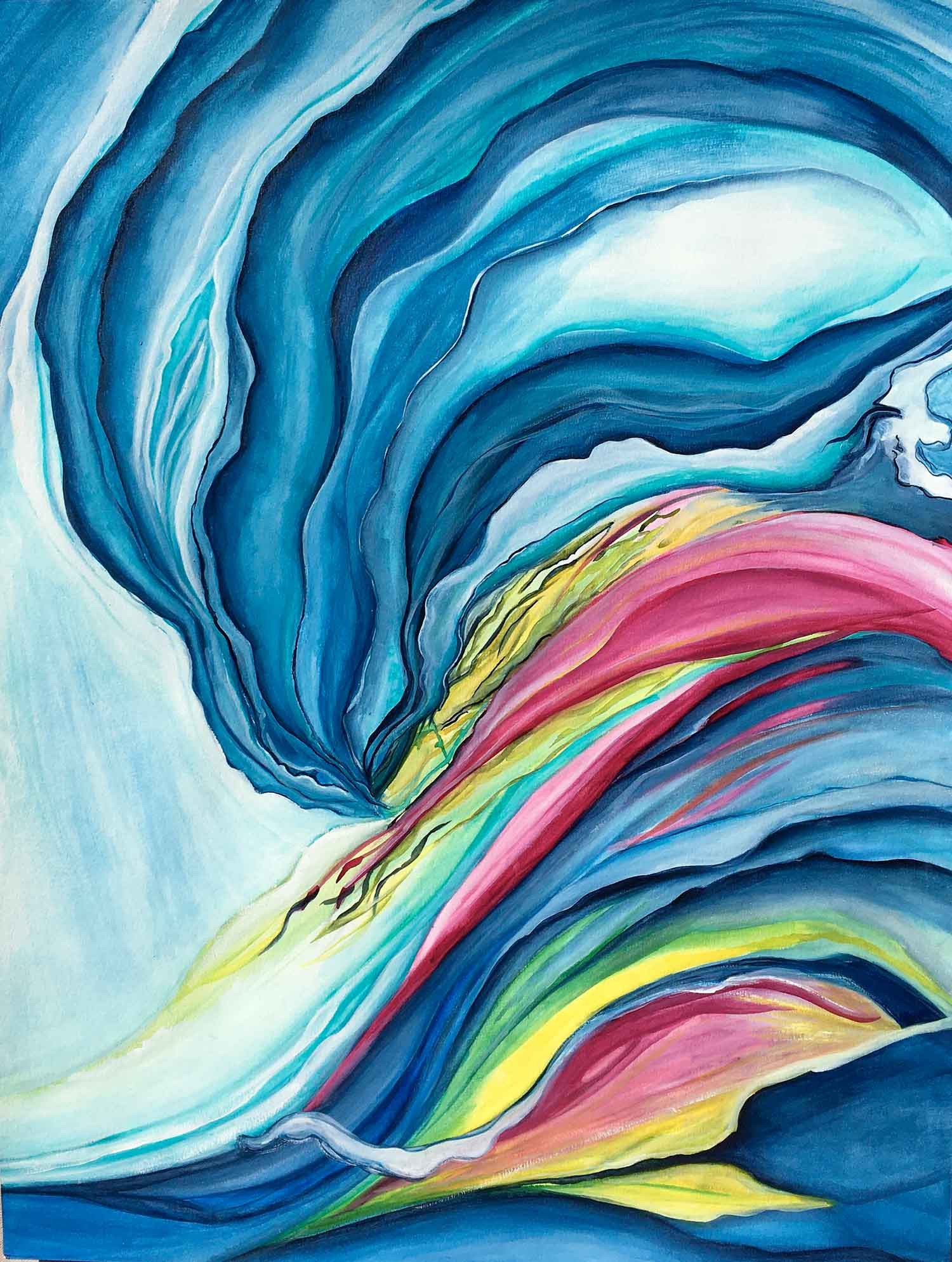 Sela, Fluctus, painting - Artalistic online contemporary art buying and selling gallery