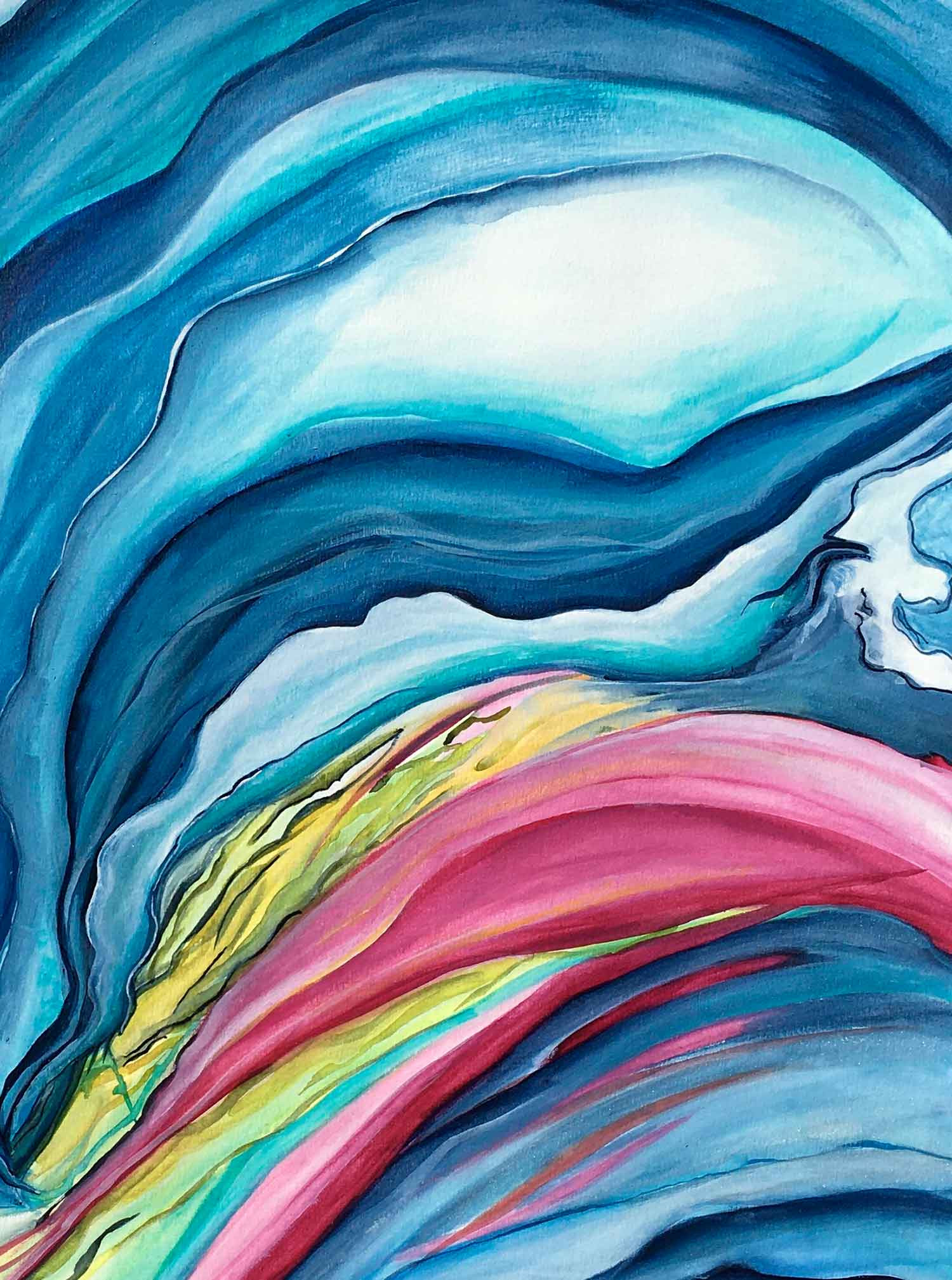 Sela, Fluctus, painting - Artalistic online contemporary art buying and selling gallery