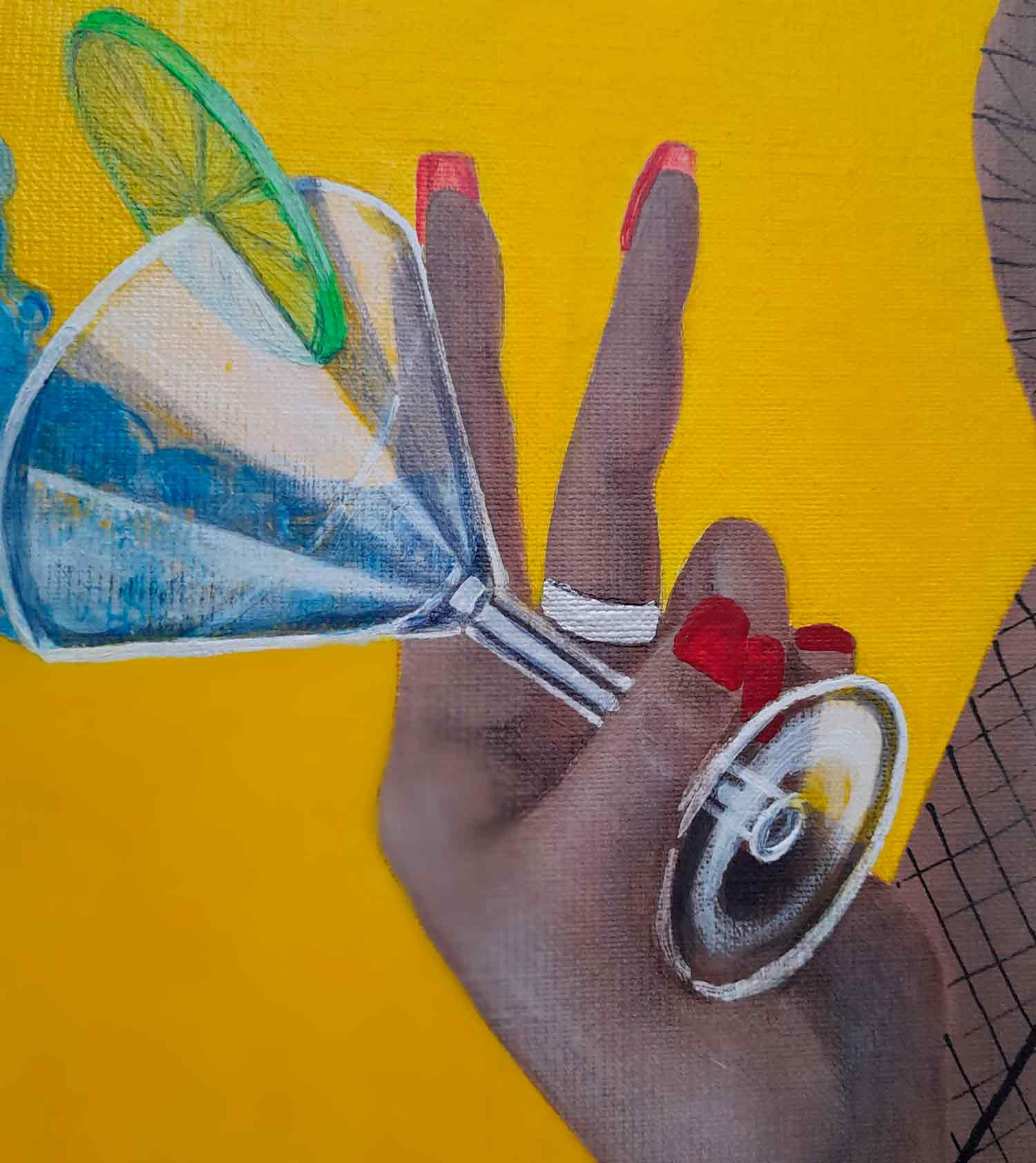 Victoria Bordier, Y'en a marre, painting - Artalistic online contemporary art buying and selling gallery