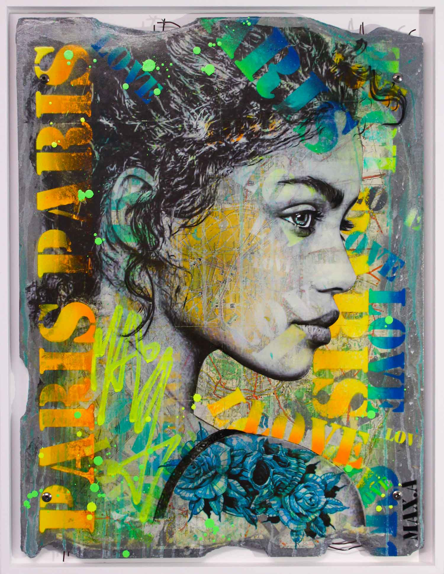 Maxime Andriot, Paris fragment #1, painting - Artalistic online contemporary art buying and selling gallery