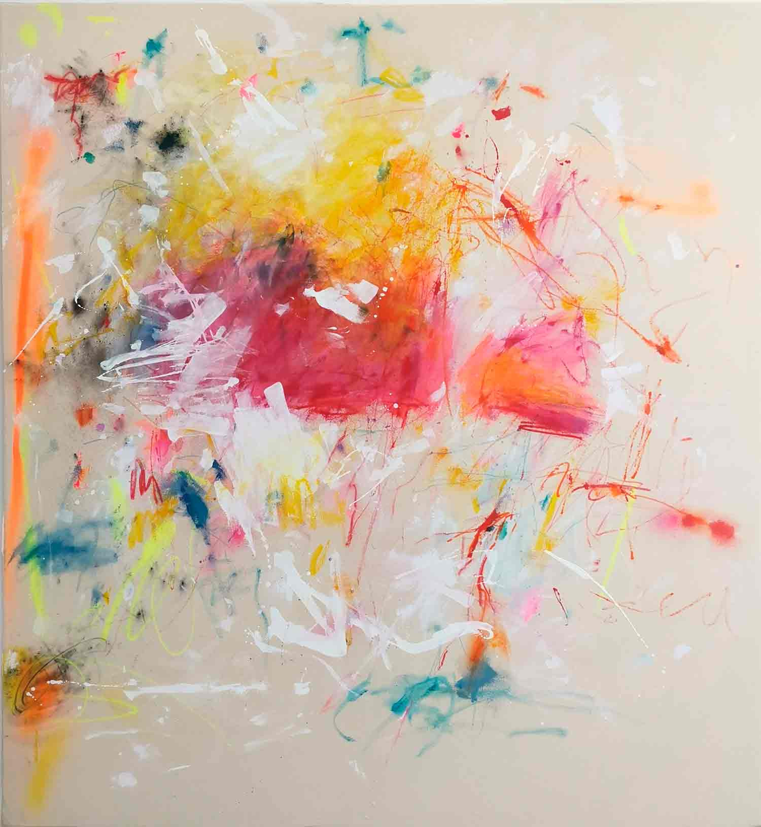 Marie-José Domenjoz, Afterglow, painting - Artalistic online contemporary art buying and selling gallery