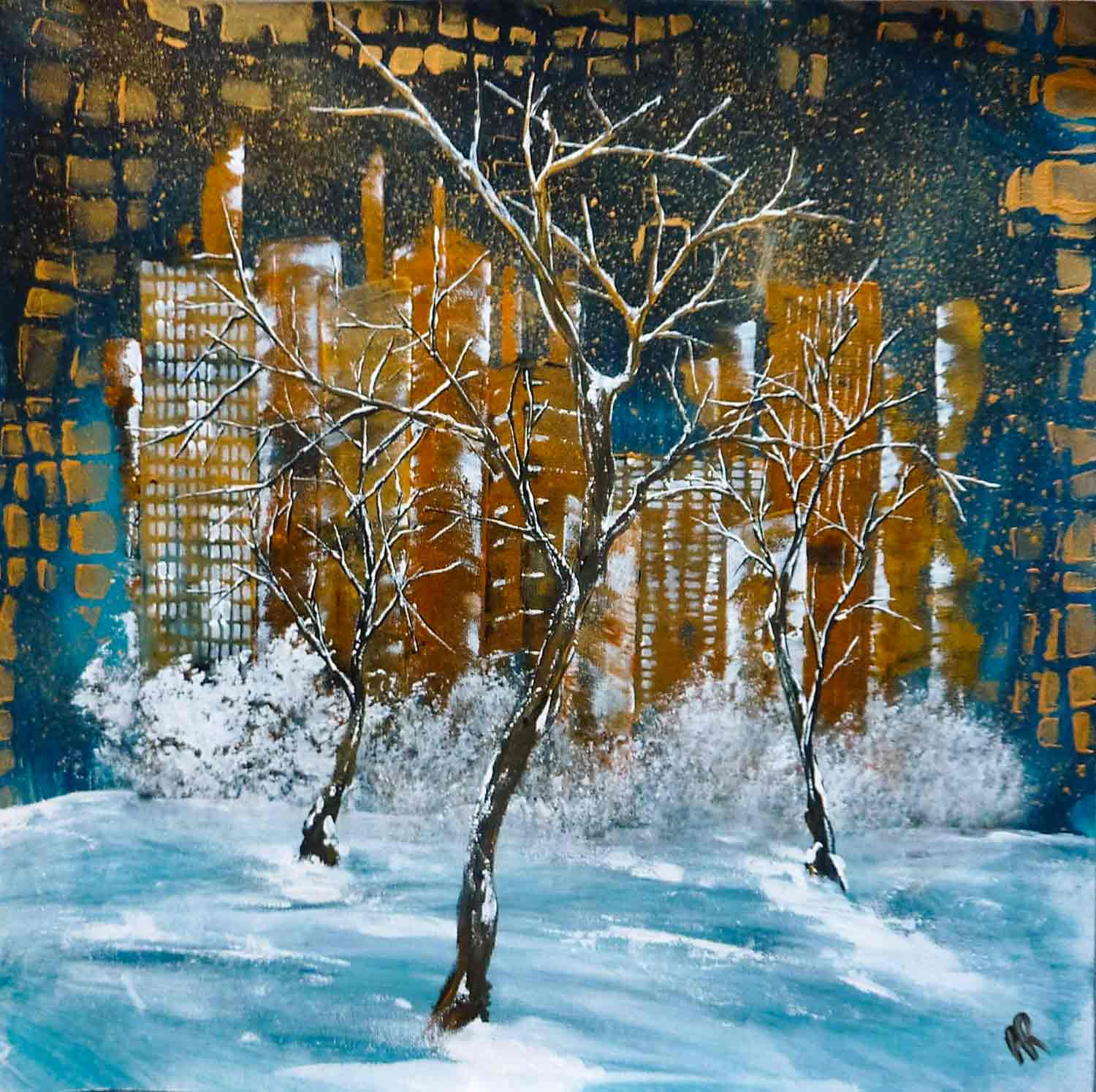 Anne Robin, L'arche d'or, painting - Artalistic online contemporary art buying and selling gallery