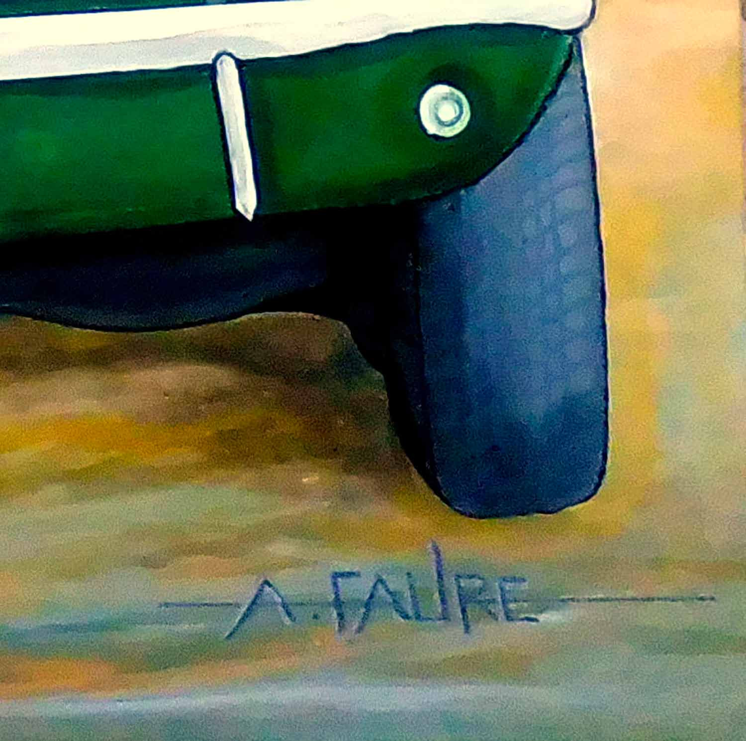 Alain Faure, Bullitt, painting - Artalistic online contemporary art buying and selling gallery