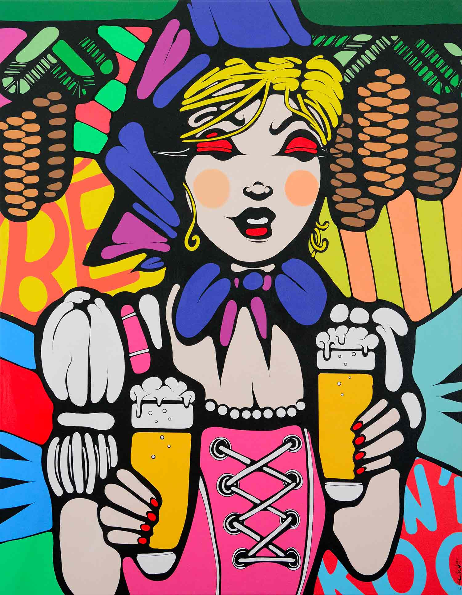 Ewen Gur, Birgit Kraft, painting - Artalistic online contemporary art buying and selling gallery