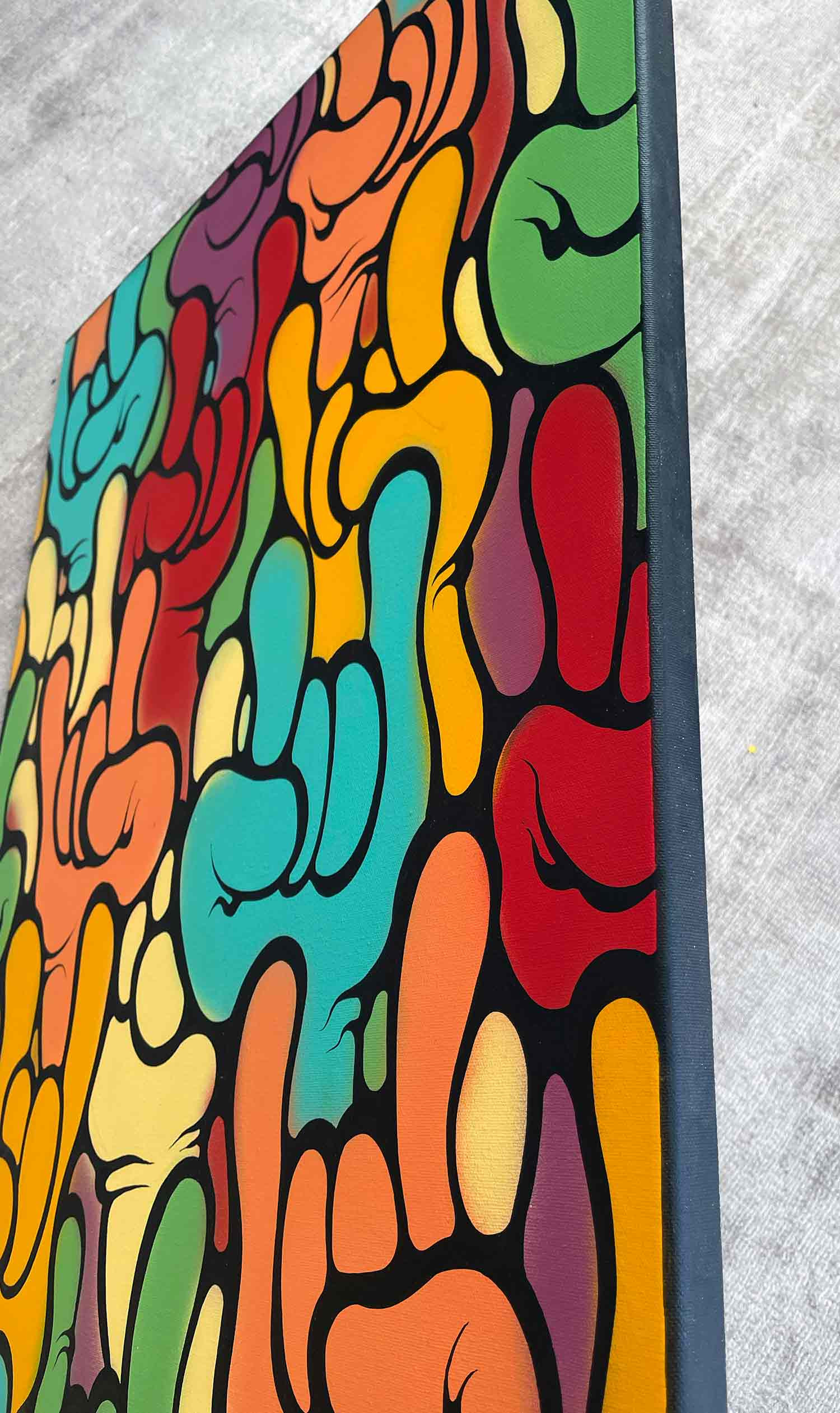Ewen Gur, Everybody say yeah! #2, painting - Artalistic online contemporary art buying and selling gallery