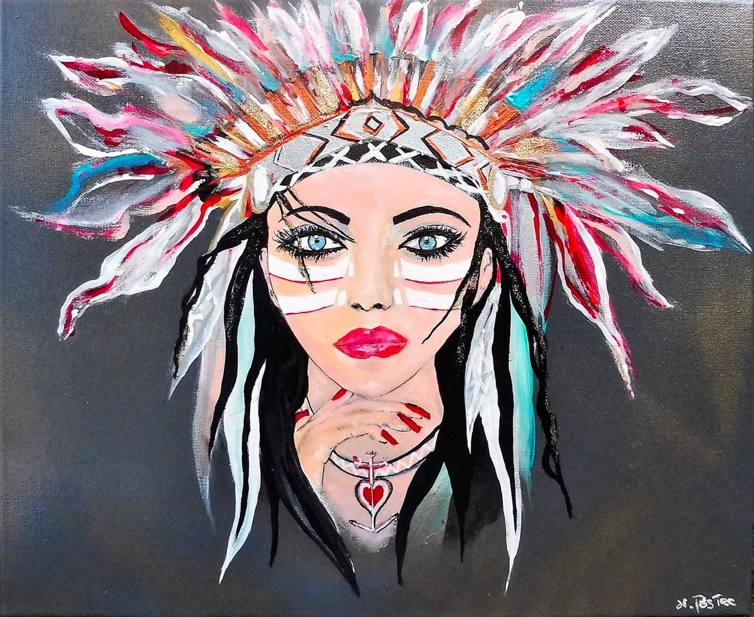 Nicolas Postec, Maïzzy, painting - Artalistic online contemporary art buying and selling gallery