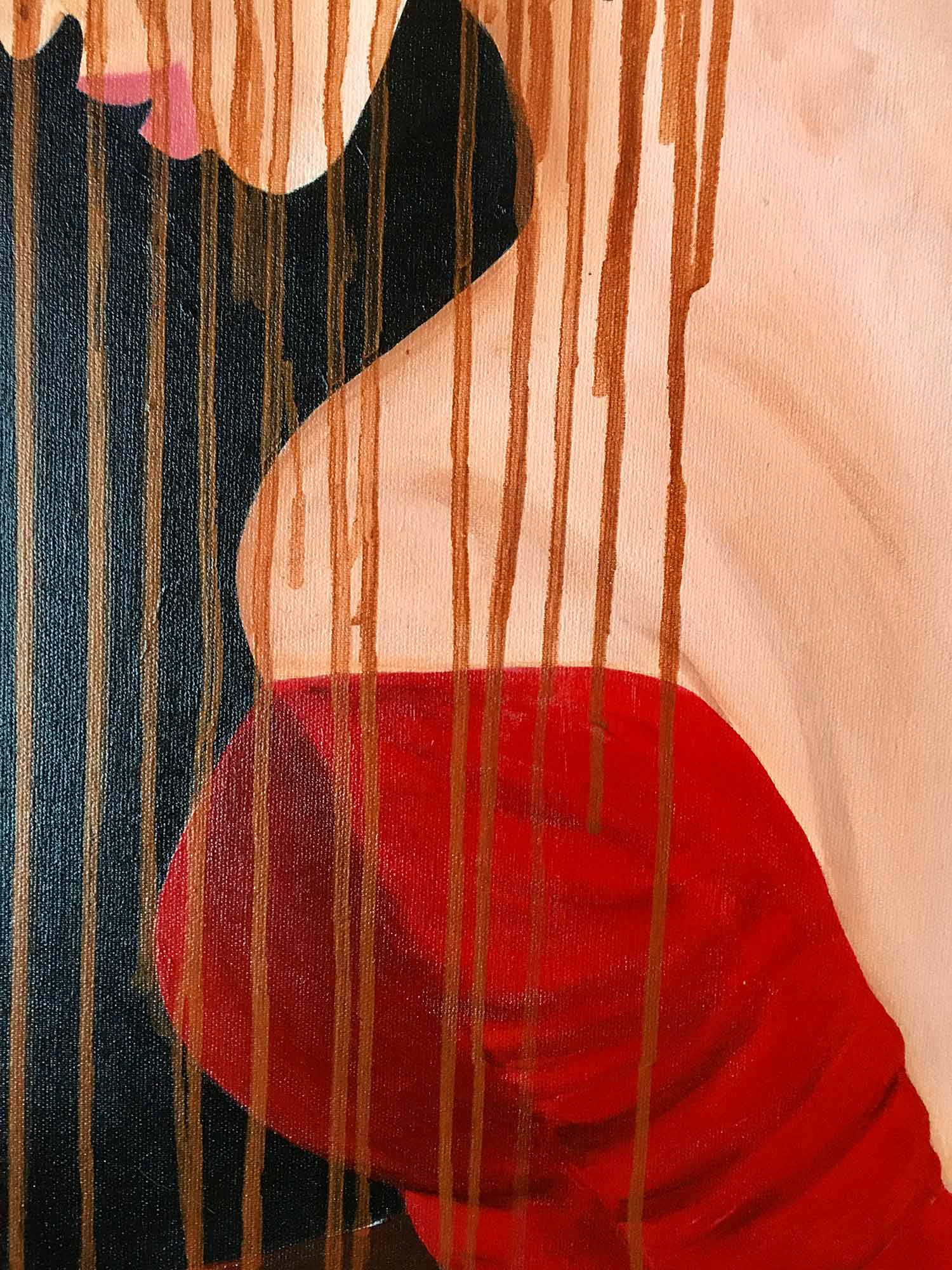 Françoise Augustine, Angel, painting - Artalistic online contemporary art buying and selling gallery