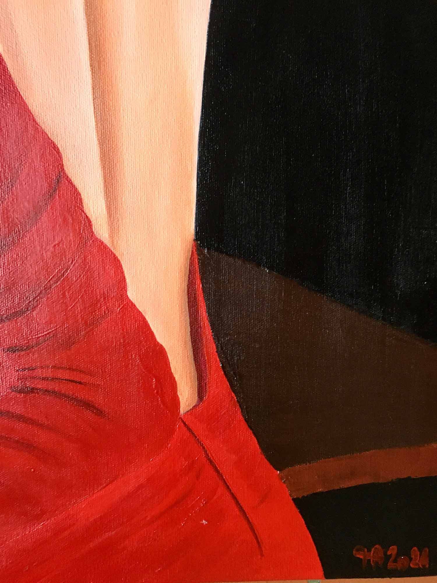 Françoise Augustine, Angel, painting - Artalistic online contemporary art buying and selling gallery