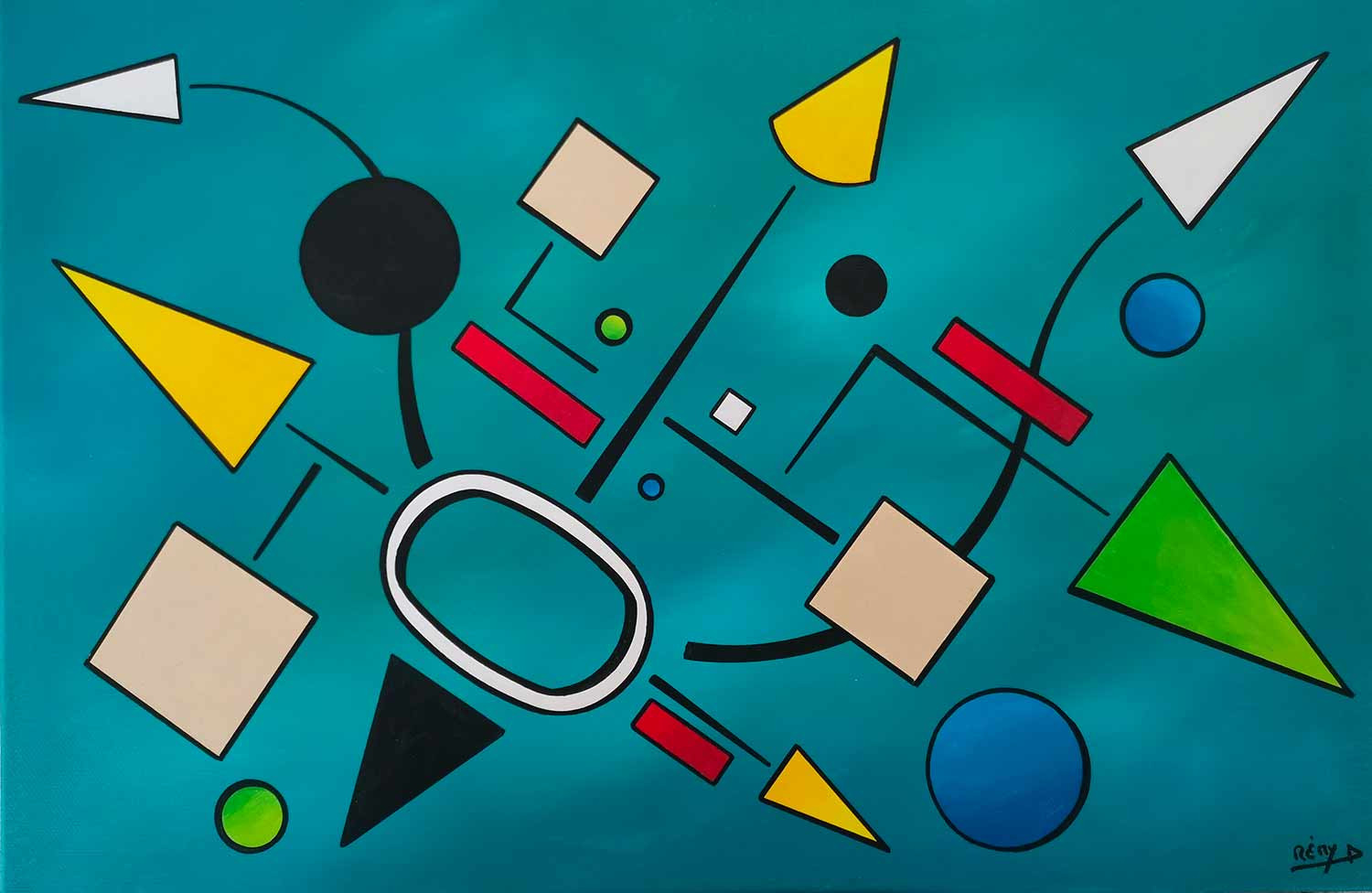 Rémy Demestre, Agonidae, painting - Artalistic online contemporary art buying and selling gallery