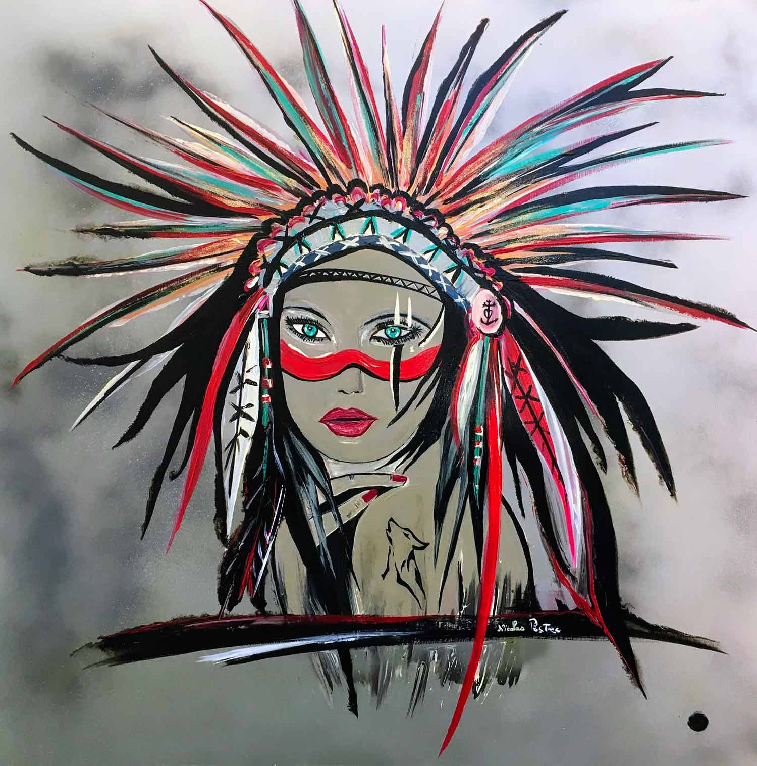 Nicolas Postec, Tala, painting - Artalistic online contemporary art buying and selling gallery