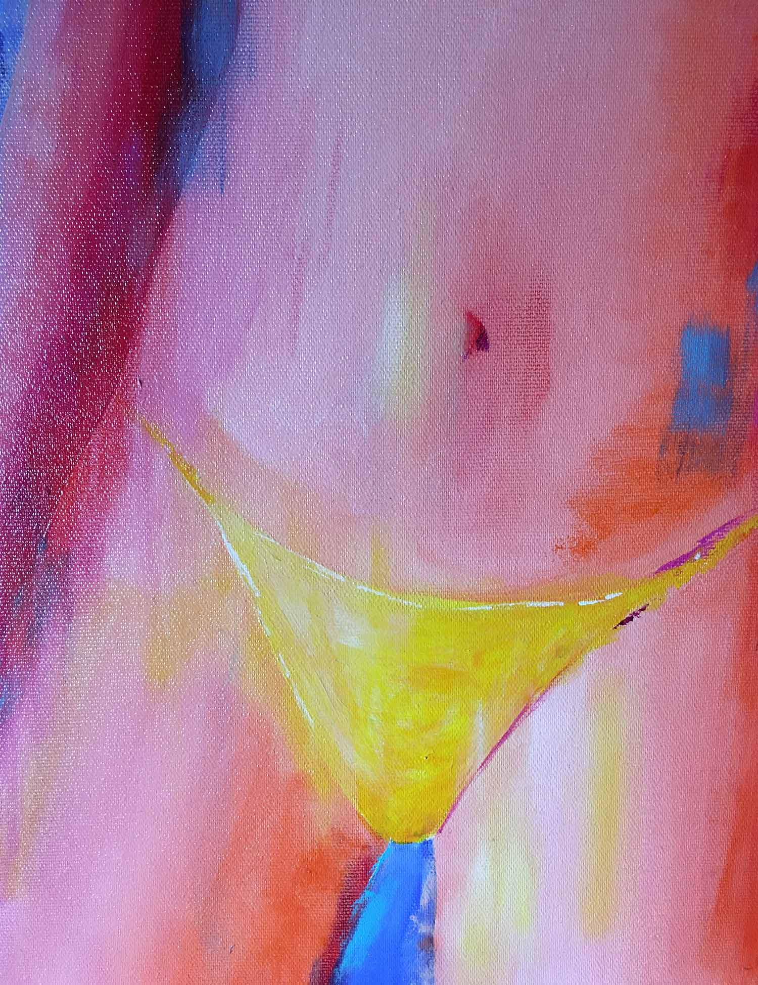 Françoise Augustine, Copacabana, painting - Artalistic online contemporary art buying and selling gallery