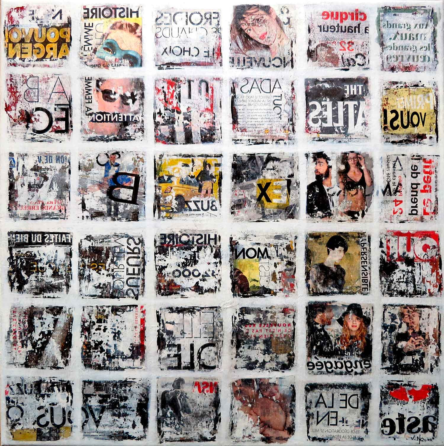 Valérie Nogier, Passé en revue, painting - Artalistic online contemporary art buying and selling gallery