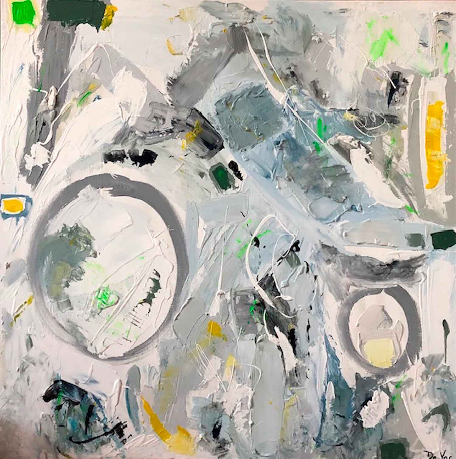 De Voc, soleil d'hiver, painting - Artalistic online contemporary art buying and selling gallery