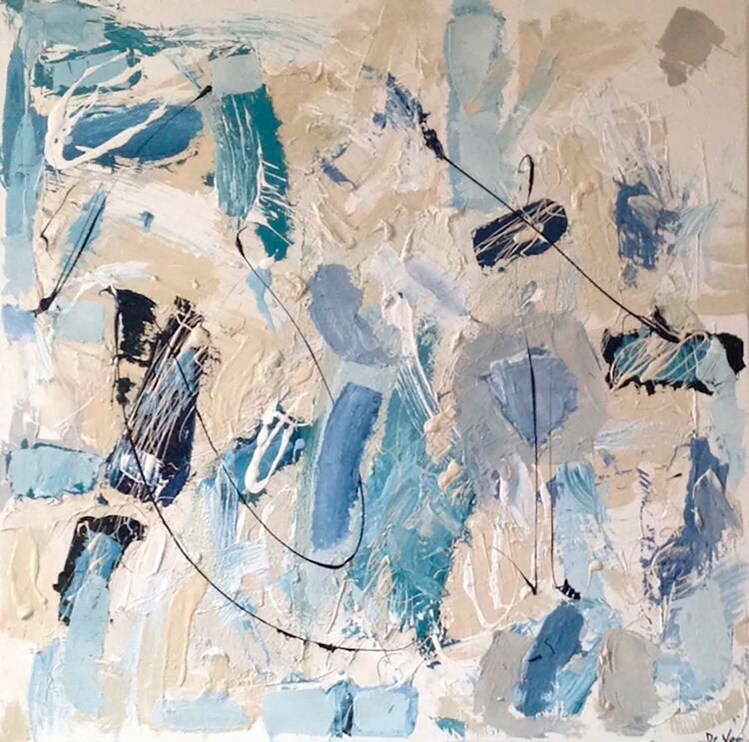 De Voc, vent frais, painting - Artalistic online contemporary art buying and selling gallery