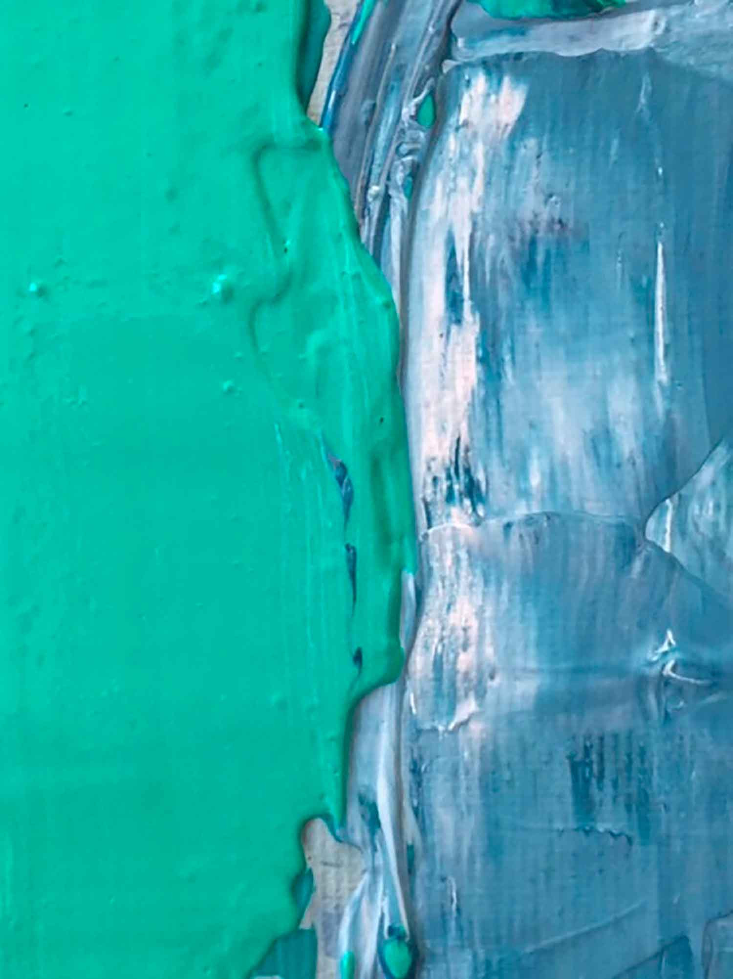 De Voc, terre indigo, painting - Artalistic online contemporary art buying and selling gallery