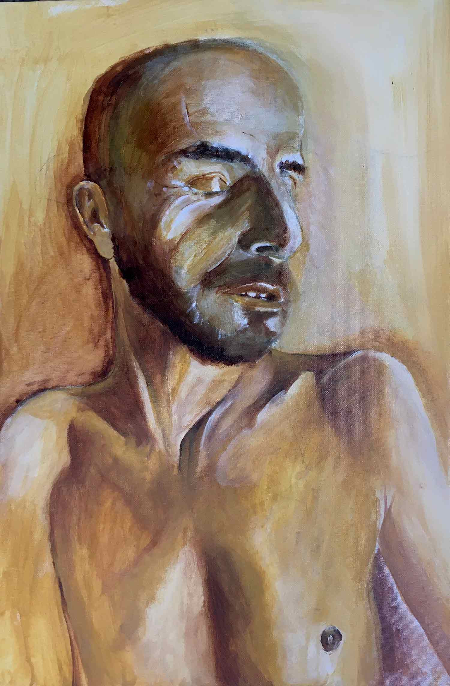 Sela, Uncanny, painting - Artalistic online contemporary art buying and selling gallery