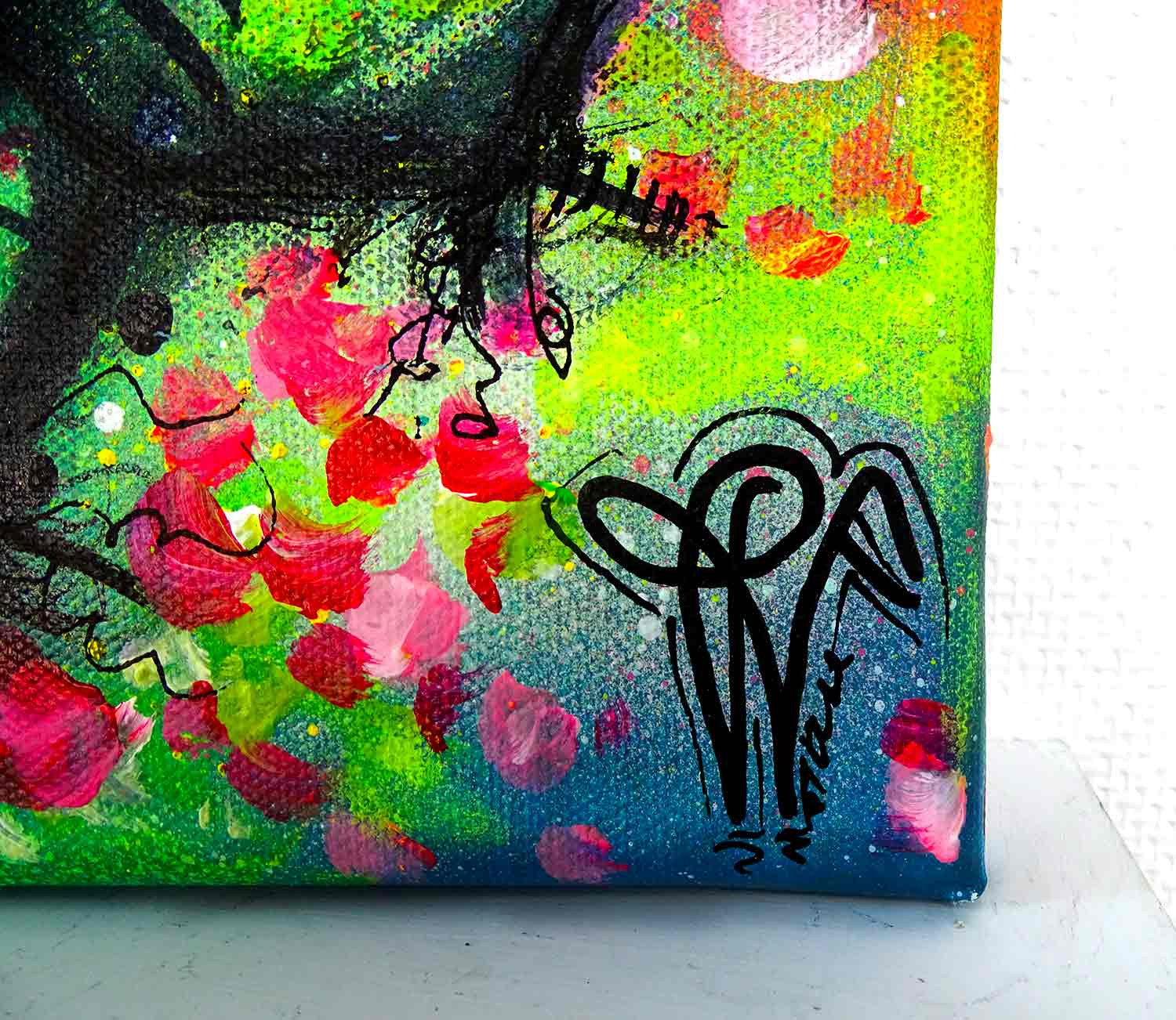 Priscilla Vettese, My Hex bulldog, painting - Artalistic online contemporary art buying and selling gallery