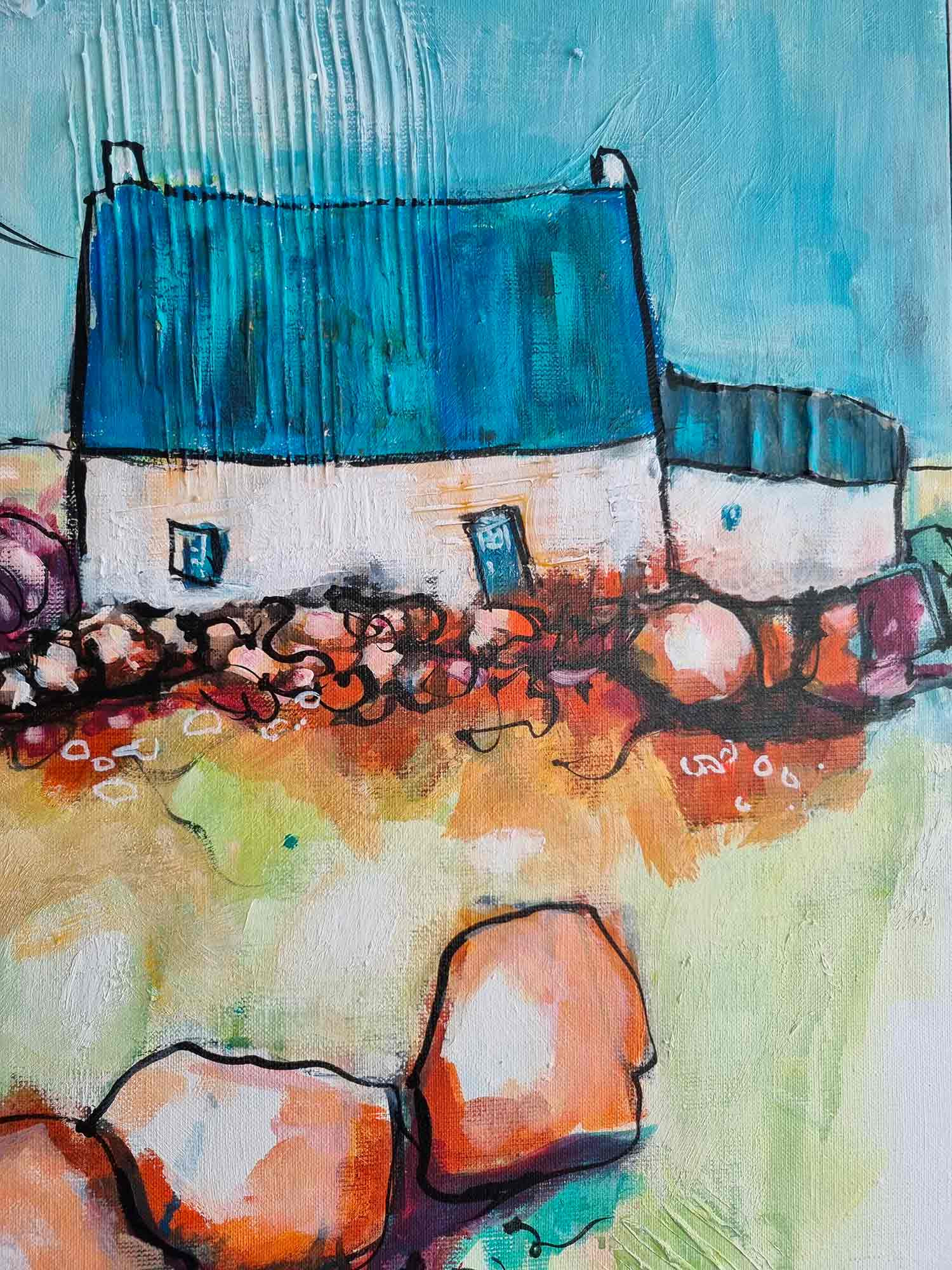 Patrick Brière, Dans la Lande, painting - Artalistic online contemporary art buying and selling gallery