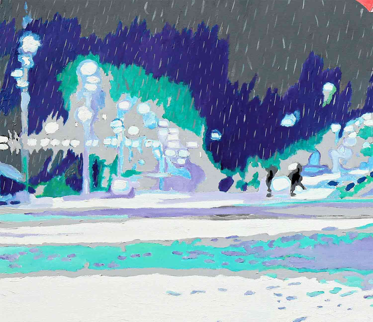 Jean-Jacques Venturini, Nuit blanche, painting - Artalistic online contemporary art buying and selling gallery
