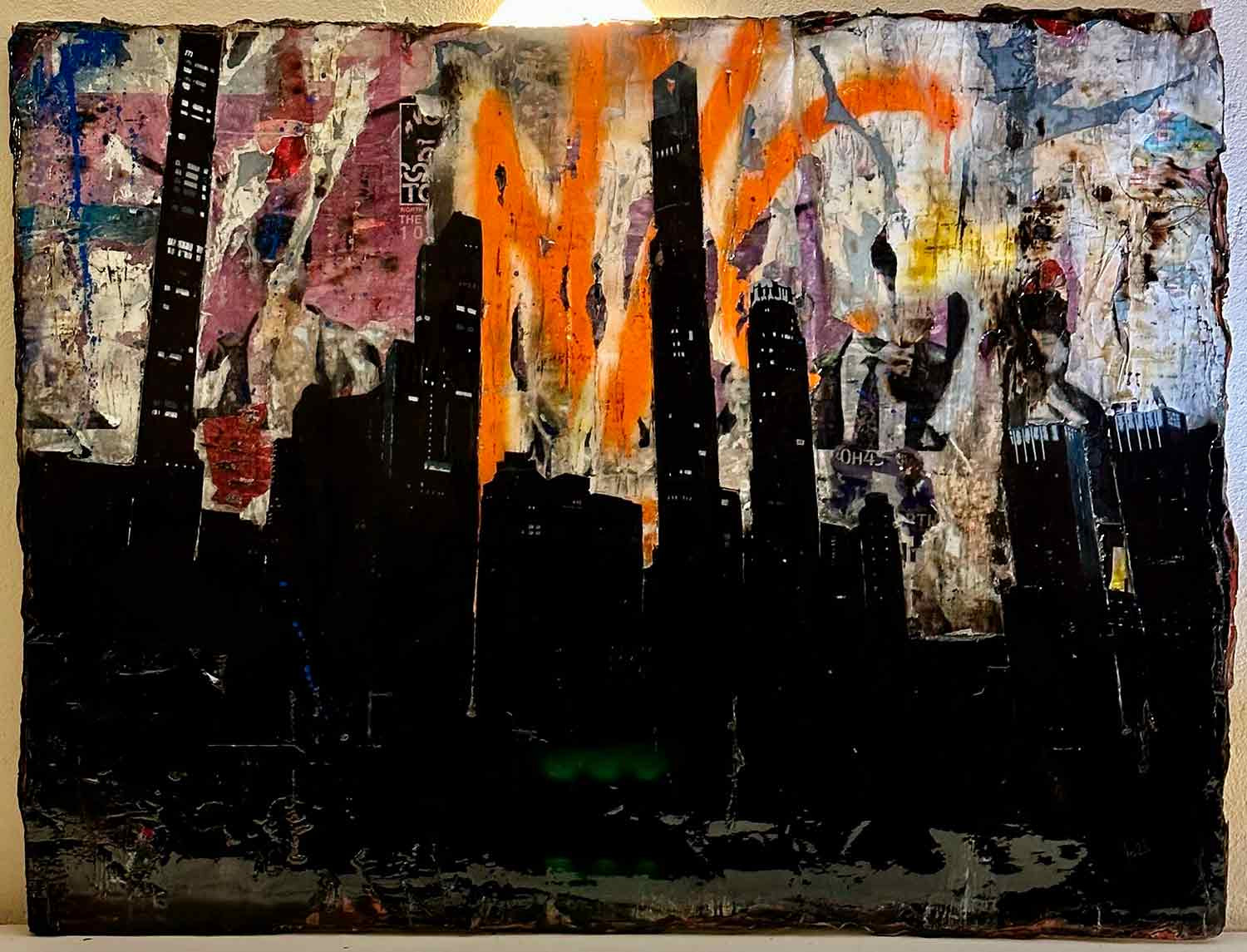 Fa2b, From central Park, painting - Artalistic online contemporary art buying and selling gallery