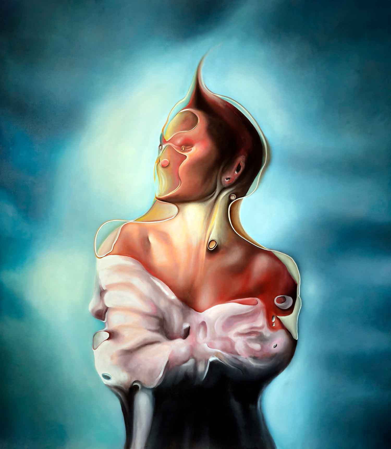 Stefano Mazzolini, Vulcanica, painting - Artalistic online contemporary art buying and selling gallery
