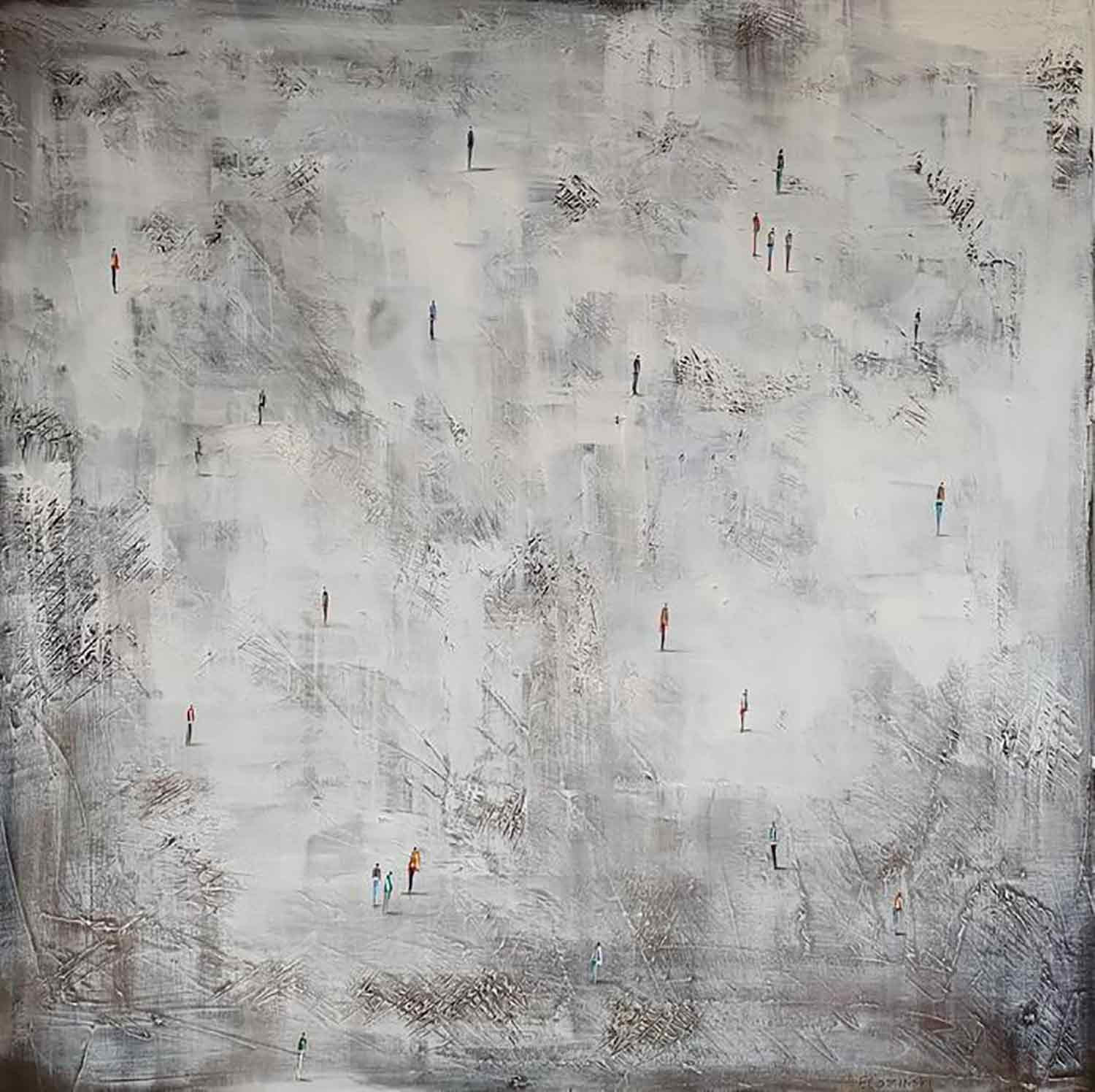 Filip Lozinski, Looking for, painting - Artalistic online contemporary art buying and selling gallery