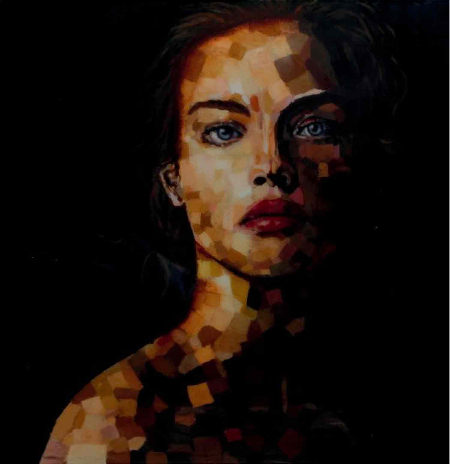 Béatrice Bissara, Natalia, painting - Artalistic online contemporary art buying and selling gallery