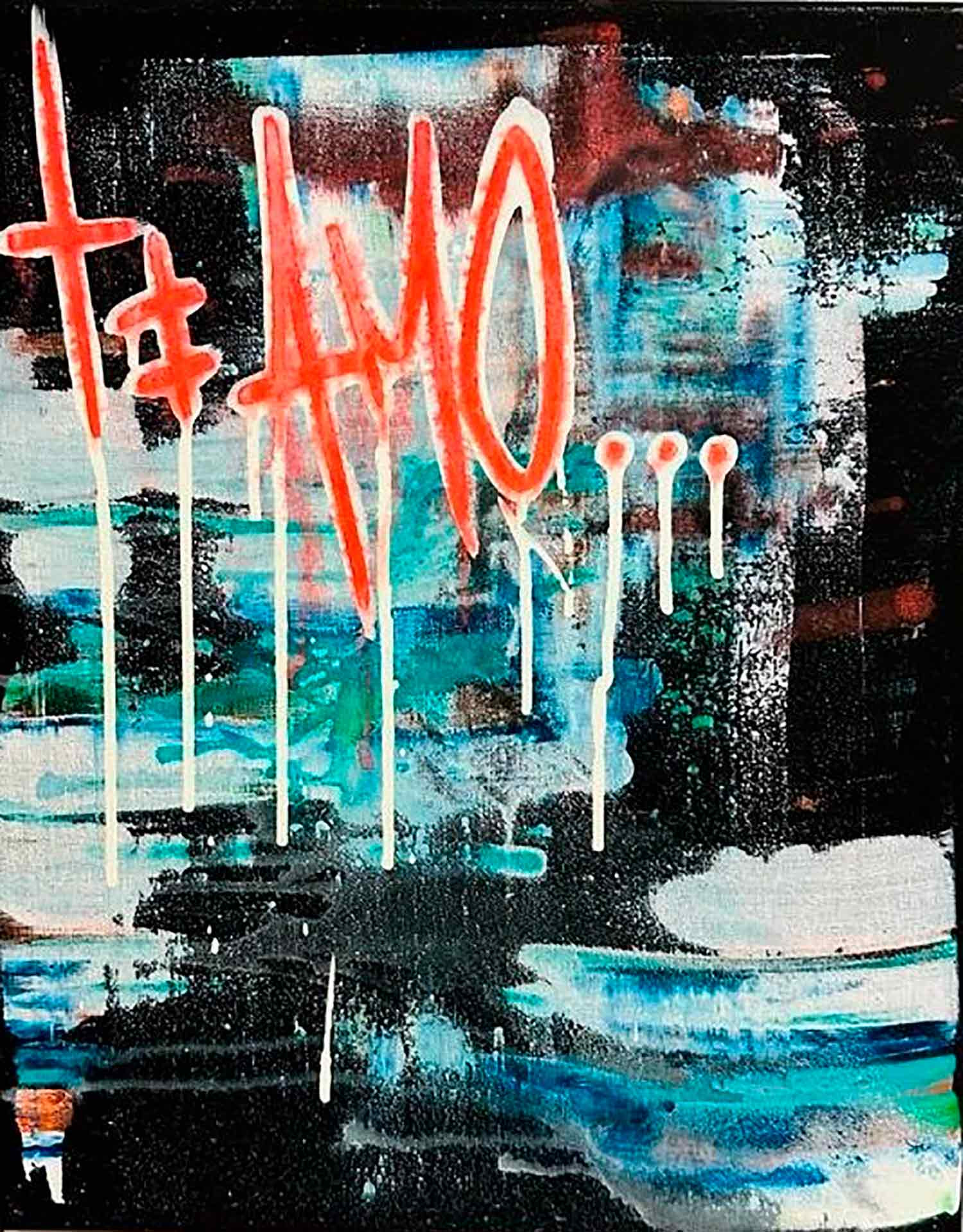 Karl Lagasse, Ti amo, painting - Artalistic online contemporary art buying and selling gallery