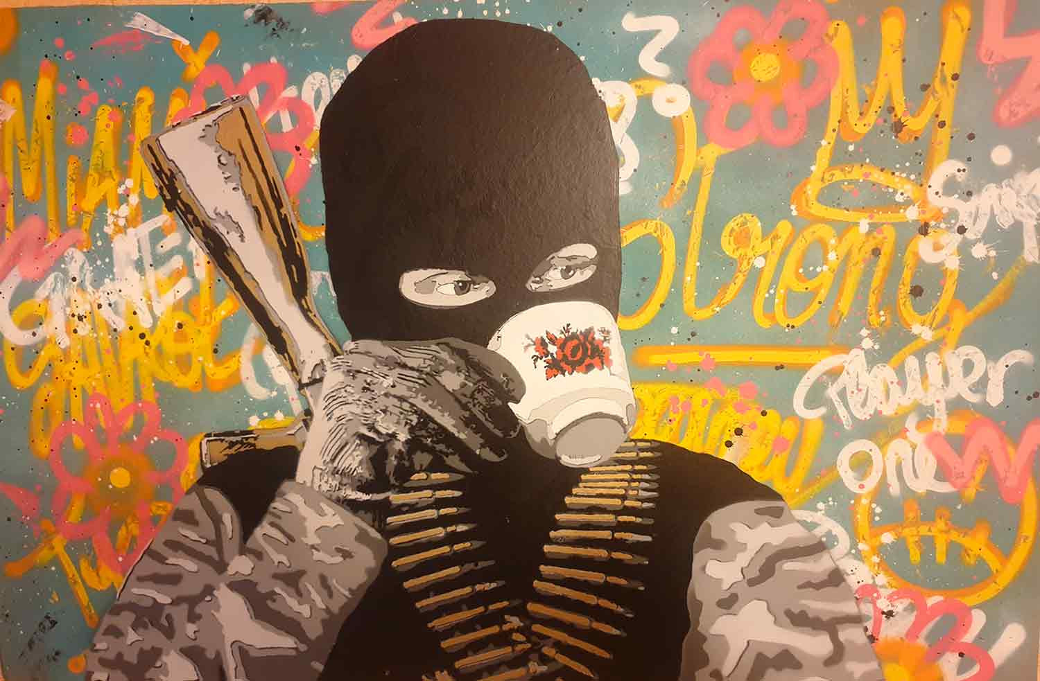 Sinao, Bougie big size, painting - Artalistic online contemporary art buying and selling gallery