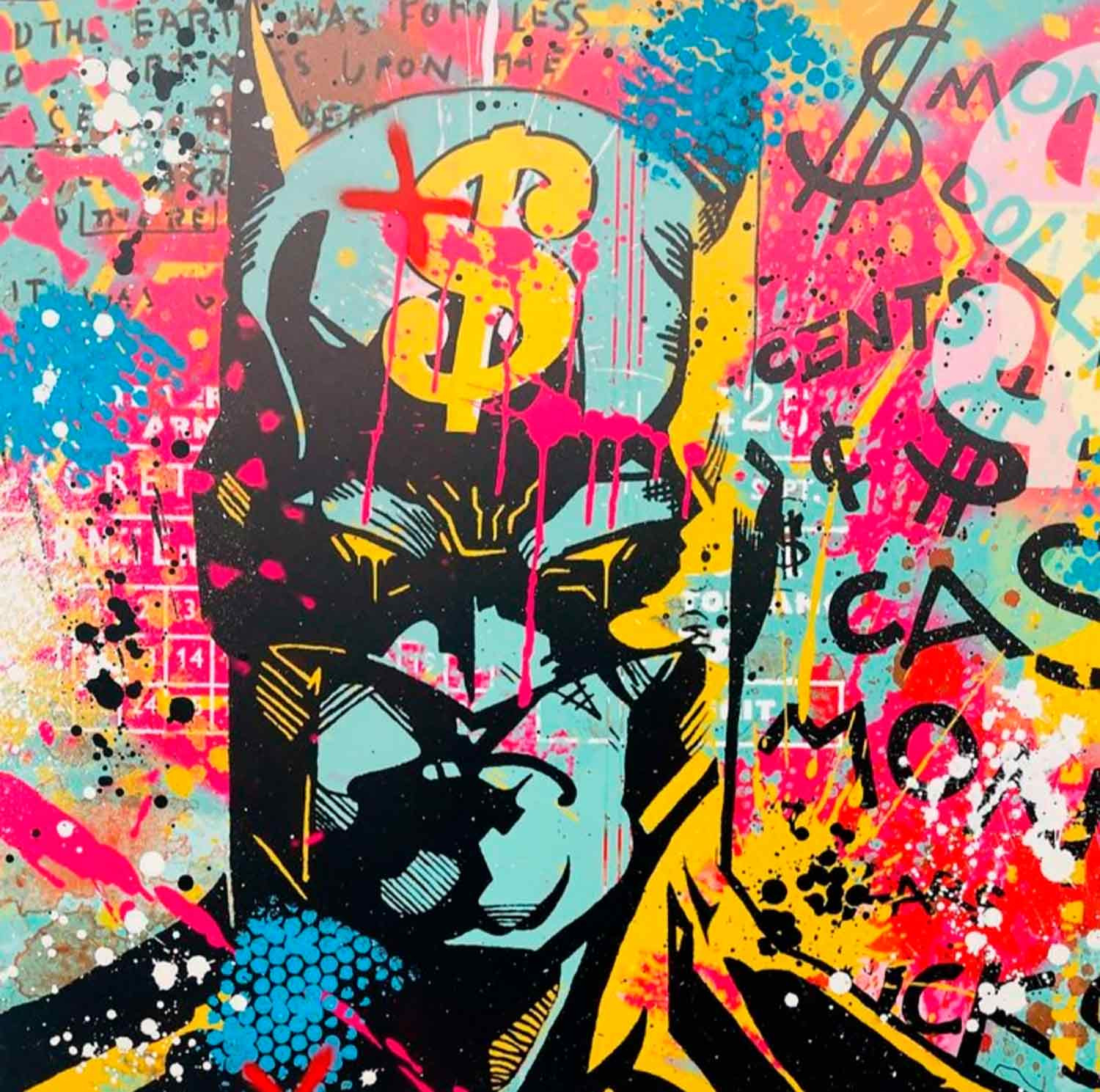 Nobless, Bat's money, painting - Artalistic online contemporary art buying and selling gallery
