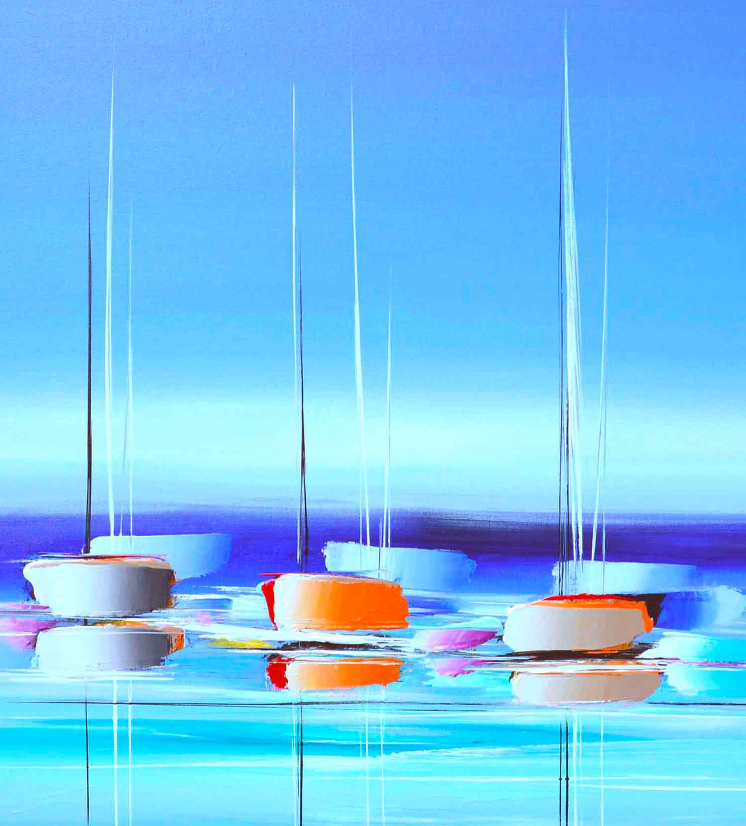 Eric Munsch, Voyage en outre mer, painting - Artalistic online contemporary art buying and selling gallery