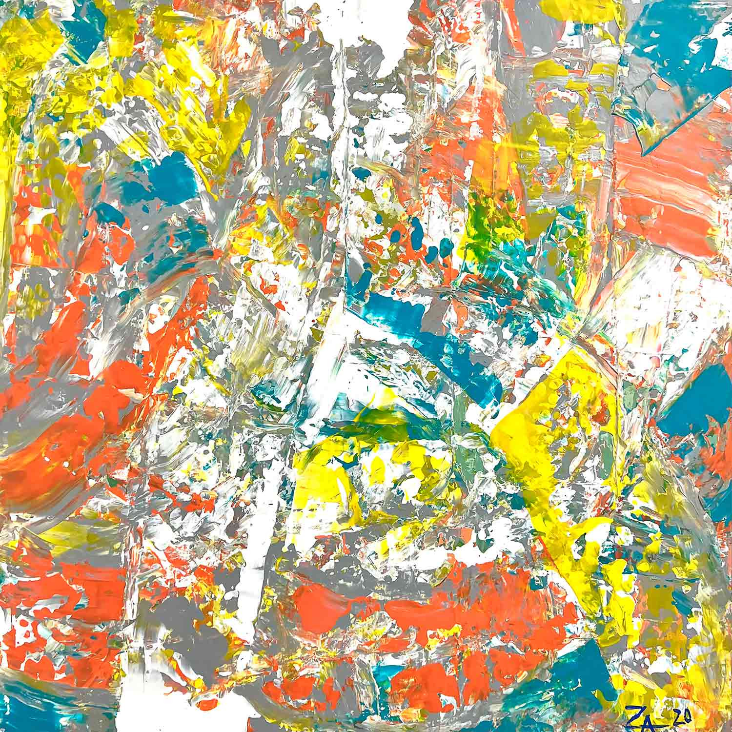 Za, Printemps, painting - Artalistic online contemporary art buying and selling gallery